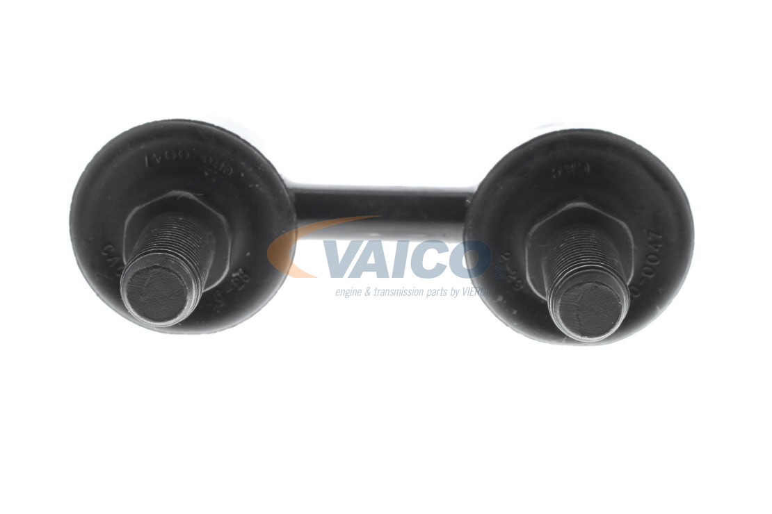 VAICO V70-9604: Brat / bieleta suspensie, stabilizator punte fata, 62mm, Otel, Original VAICO Quality