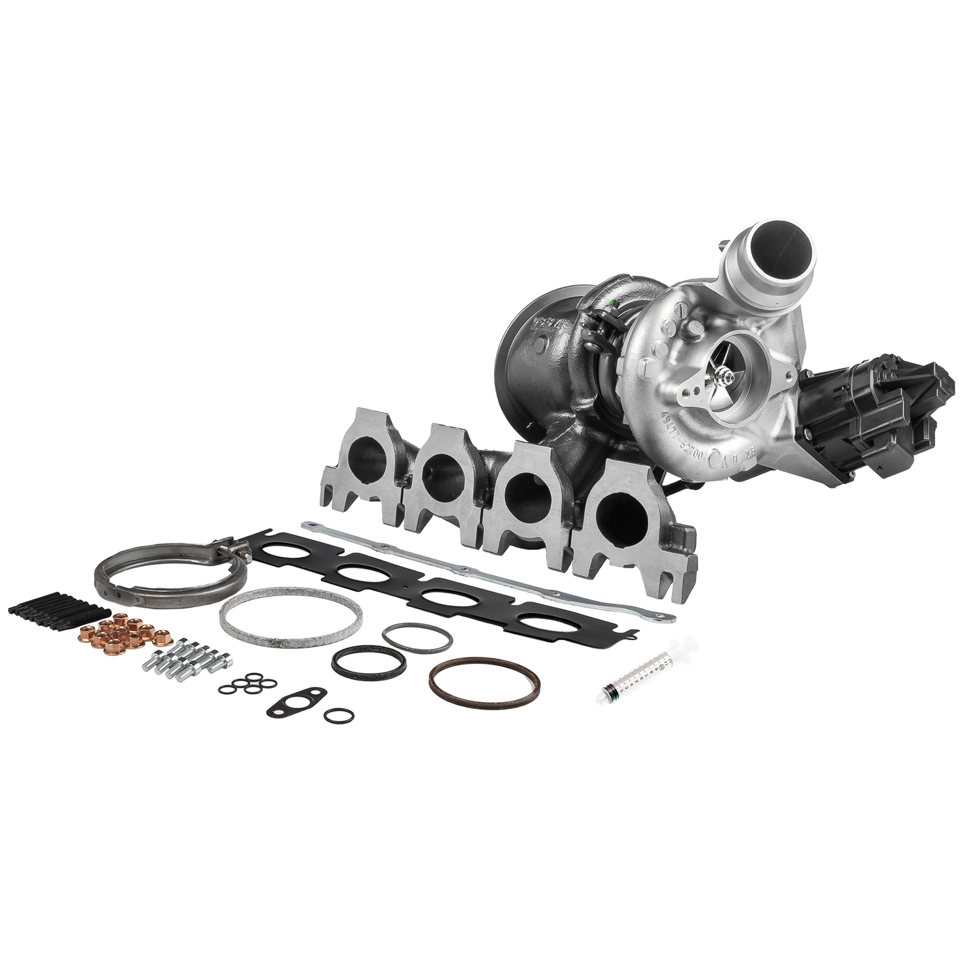 BR Turbo 4947702241RSM: Turbolader REMANUFACTURED TURBOCHARGER WITH MOUNTING KIT mit Anbau-/Befestigungsmaterial