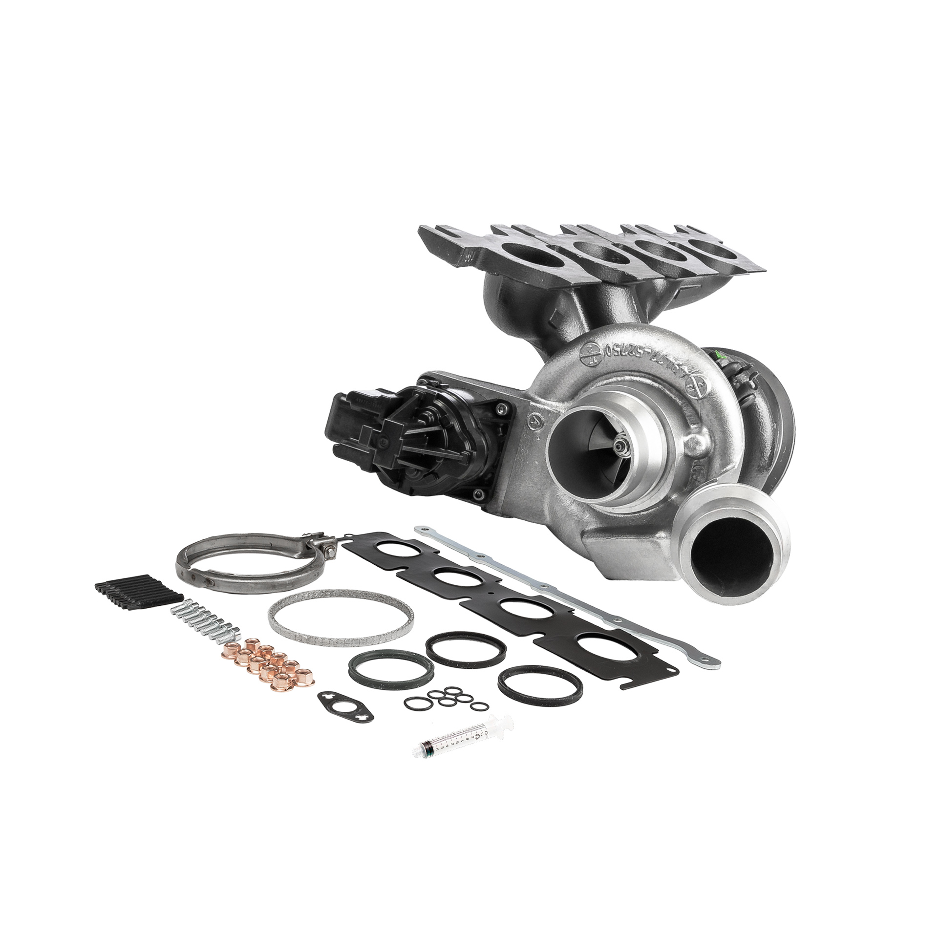 BR Turbo 4947702411RSM: Turbolader REMANUFACTURED TURBOCHARGER WITH MOUNTING KIT mit Anbau-/Befestigungsmaterial