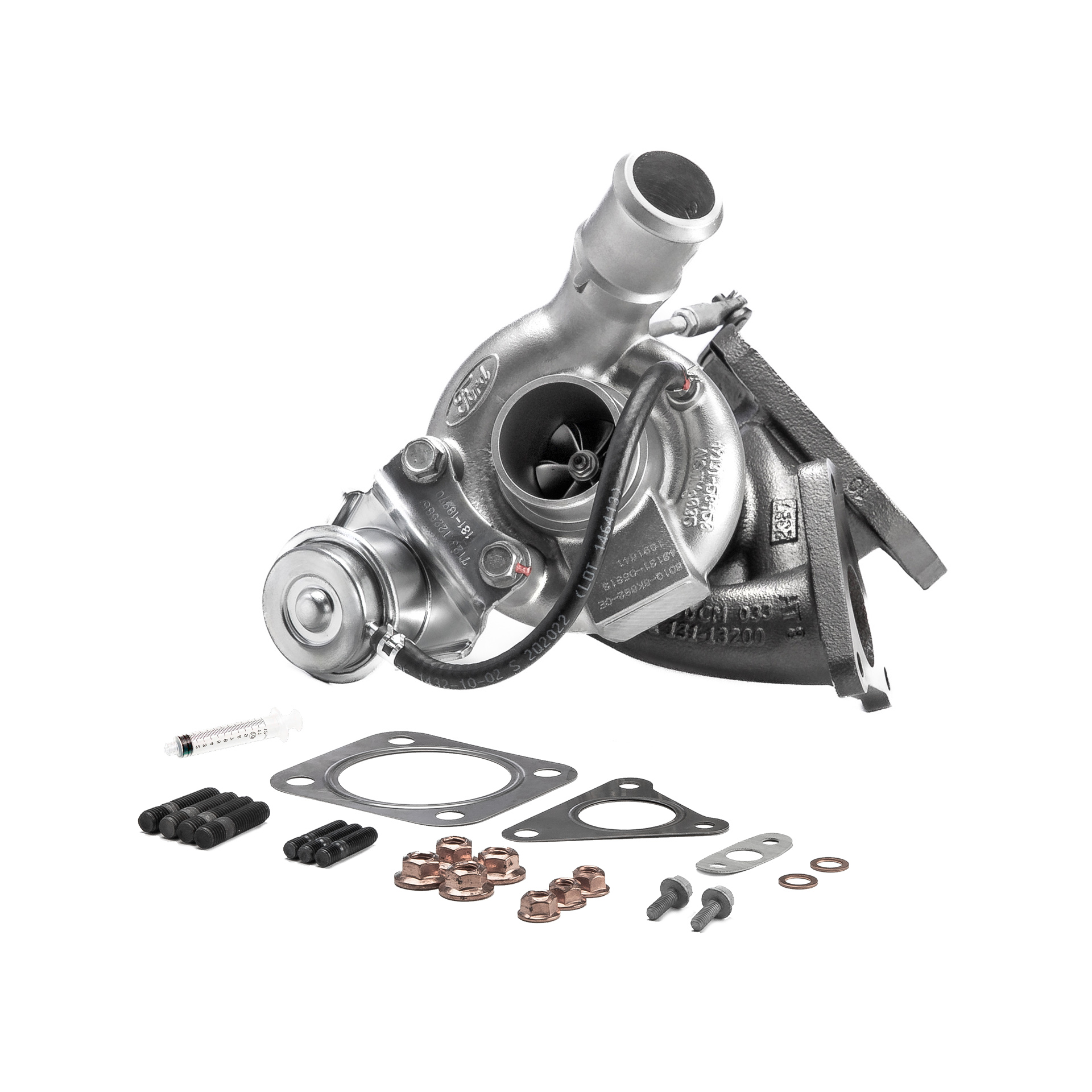 BR Turbo 49S3105313RSM: Turbocompresor REMANUFACTURED TURBOCHARGER WITH MOUNTING KIT con material de montaje/fijación