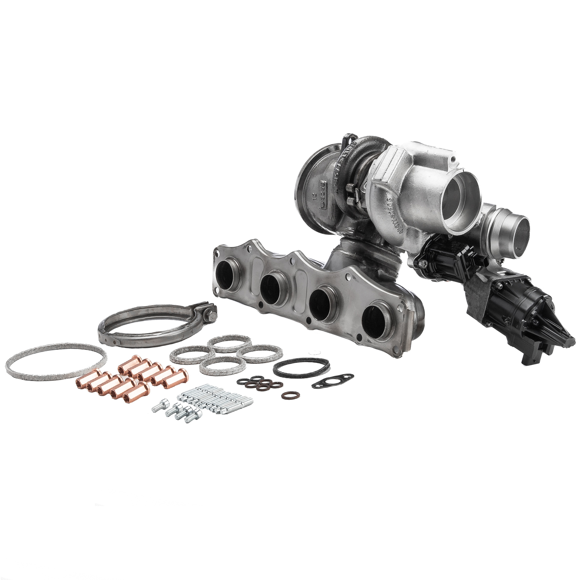 BR Turbo 49U7702126RSM: Turbolader REMANUFACTURED TURBOCHARGER WITH MOUNTING KIT mit Anbau-/Befestigungsmaterial