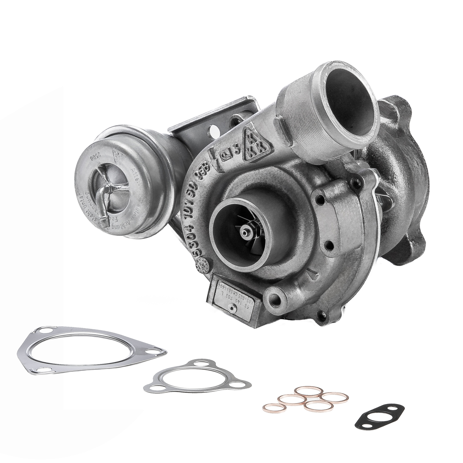 BR Turbo 53039880005RSG: Turboahdin REMANUFACTURED TURBOCHARGER WITH GASKET KIT sis. tiivistesarjan