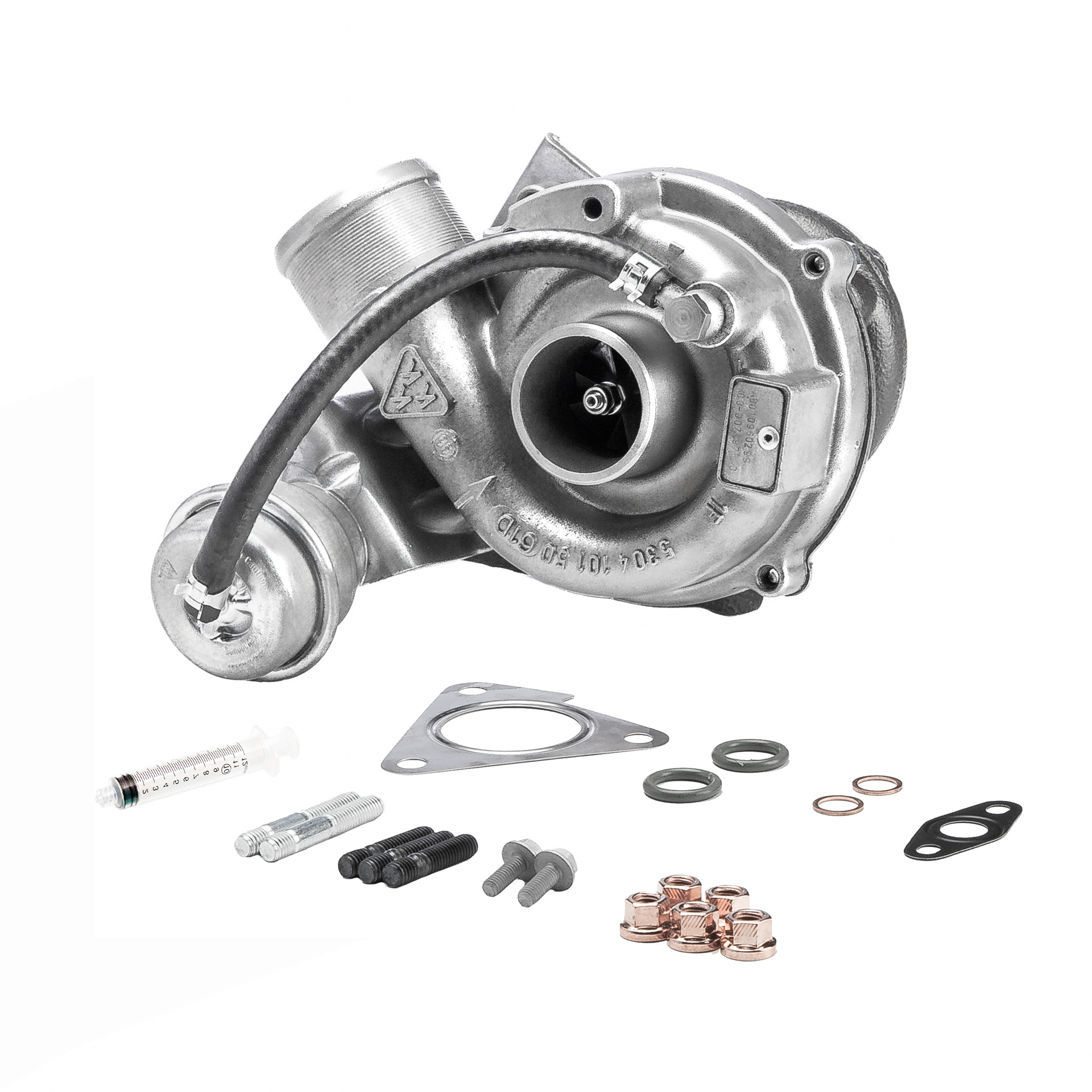 BR Turbo 53039880007RSM: Turbolader REMANUFACTURED TURBOCHARGER WITH MOUNTING KIT mit Anbau-/Befestigungsmaterial