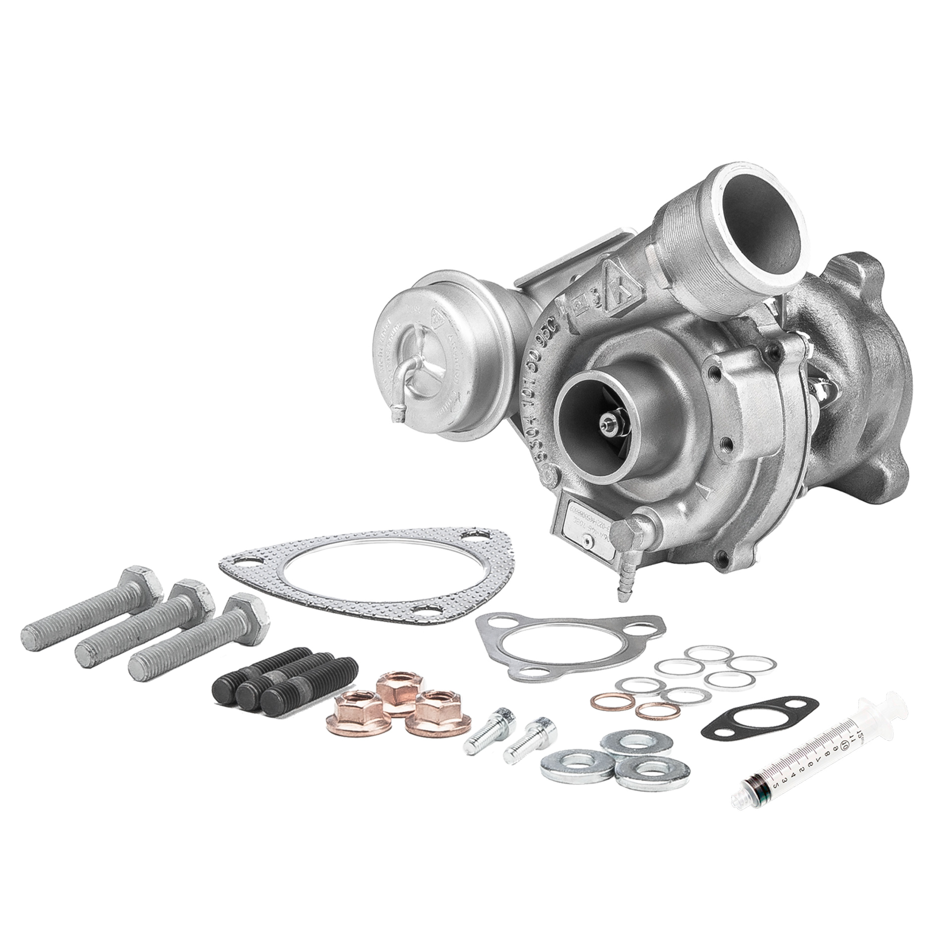 BR Turbo 53039880022RSM: Turbolader REMANUFACTURED TURBOCHARGER WITH MOUNTING KIT mit Anbau-/Befestigungsmaterial