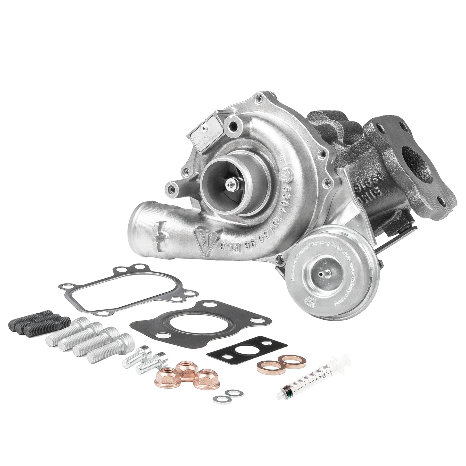 BR Turbo 53039880050RSM: Turboahdin REMANUFACTURED TURBOCHARGER WITH MOUNTING KIT asennus-/kiinnitysmateriaalilla