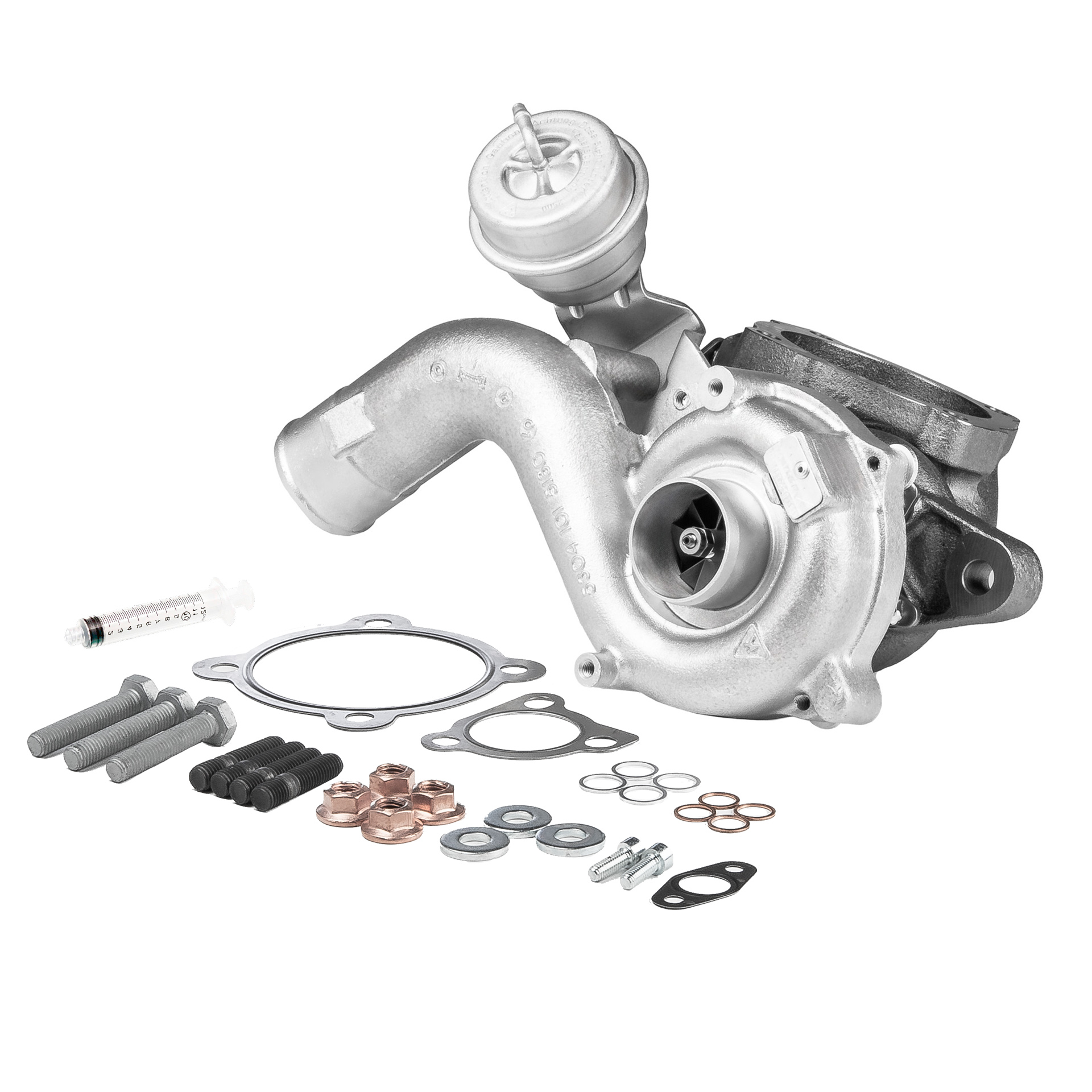 BR Turbo 53039880058RSM: Turboaggregat REMANUFACTURED TURBOCHARGER WITH MOUNTING KIT med påbyggnads-/fästmaterial
