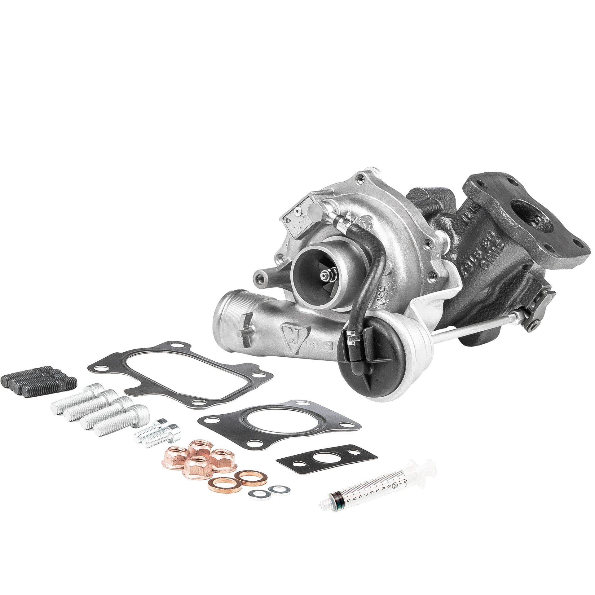 BR Turbo 53039880062RSM: Turbocompresor REMANUFACTURED TURBOCHARGER WITH MOUNTING KIT con material de montaje/fijación