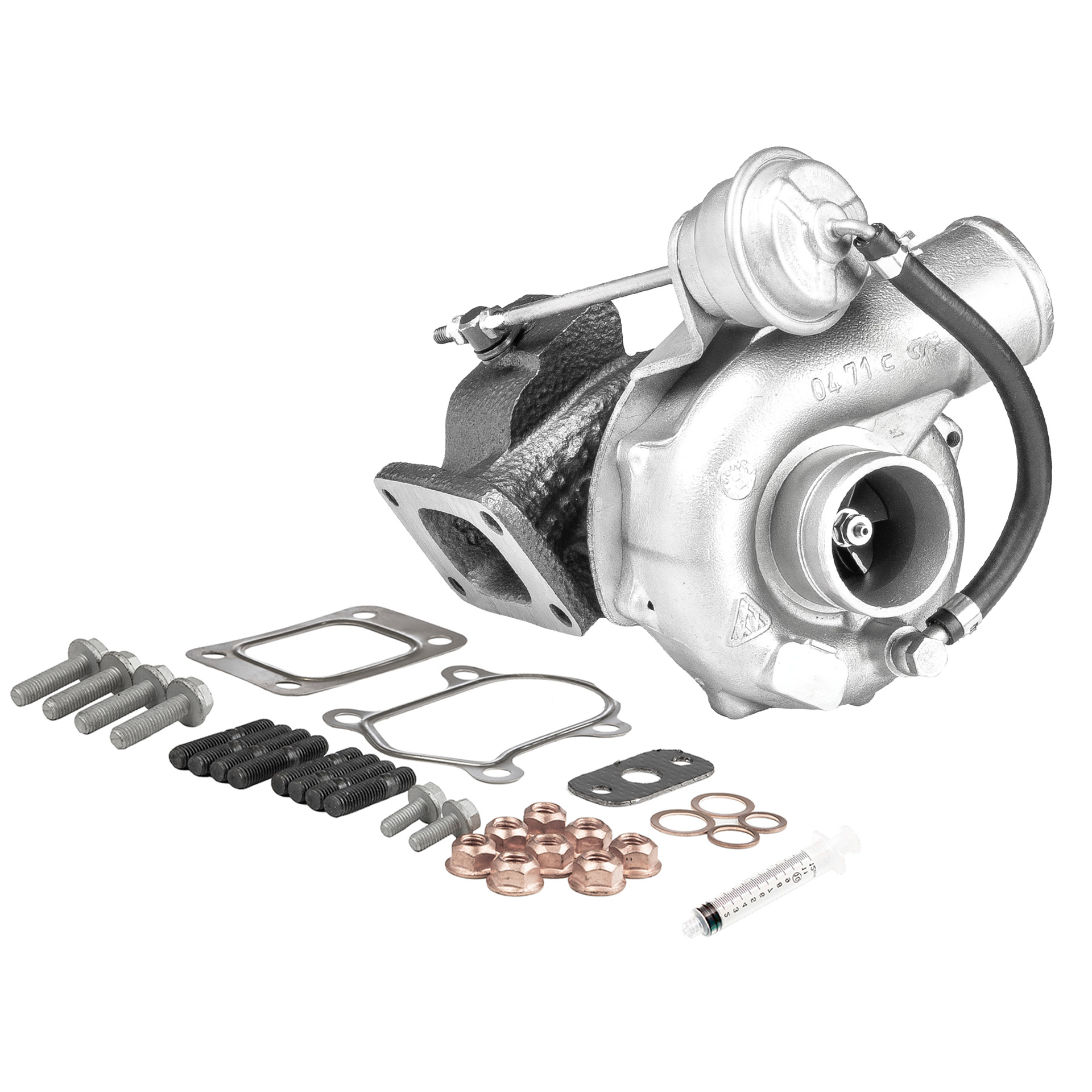 BR Turbo 53039880072RSM: Turbolader REMANUFACTURED TURBOCHARGER WITH MOUNTING KIT mit Anbau-/Befestigungsmaterial