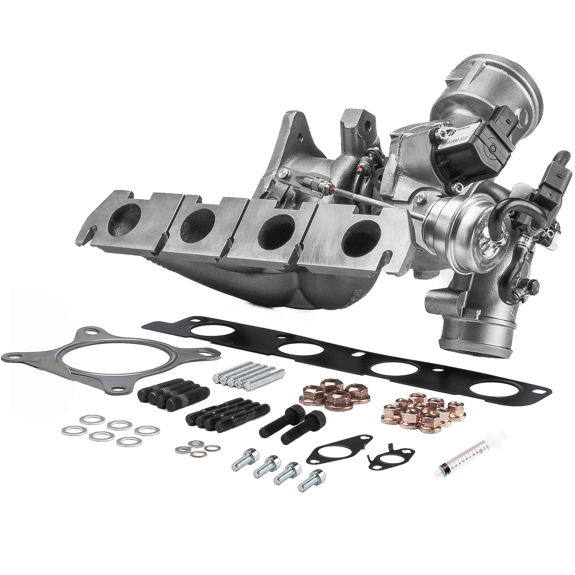 BR Turbo 53039880106RSM: Turbolader REMANUFACTURED TURBOCHARGER WITH MOUNTING KIT mit Anbau-/Befestigungsmaterial