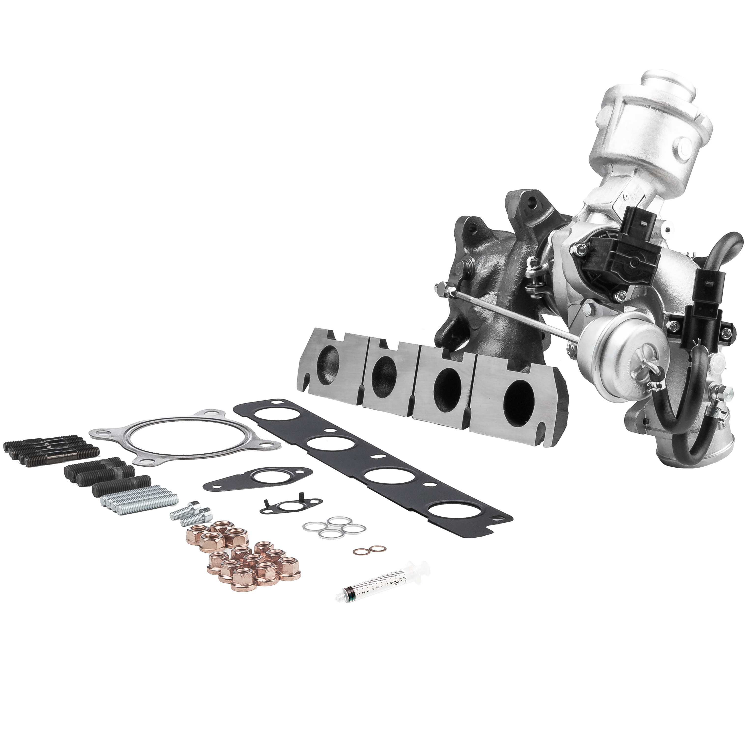 BR Turbo 53039880141RSM: Turbolader REMANUFACTURED TURBOCHARGER WITH MOUNTING KIT mit Anbau-/Befestigungsmaterial