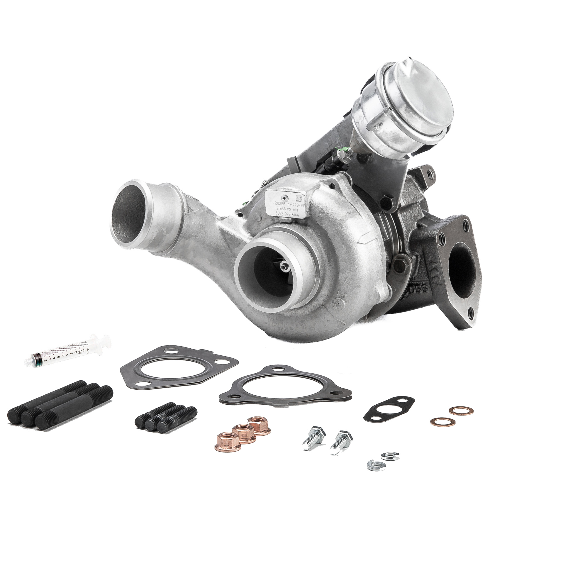 BR Turbo 53039880144RSM: Turbolader REMANUFACTURED TURBOCHARGER WITH MOUNTING KIT mit Anbau-/Befestigungsmaterial