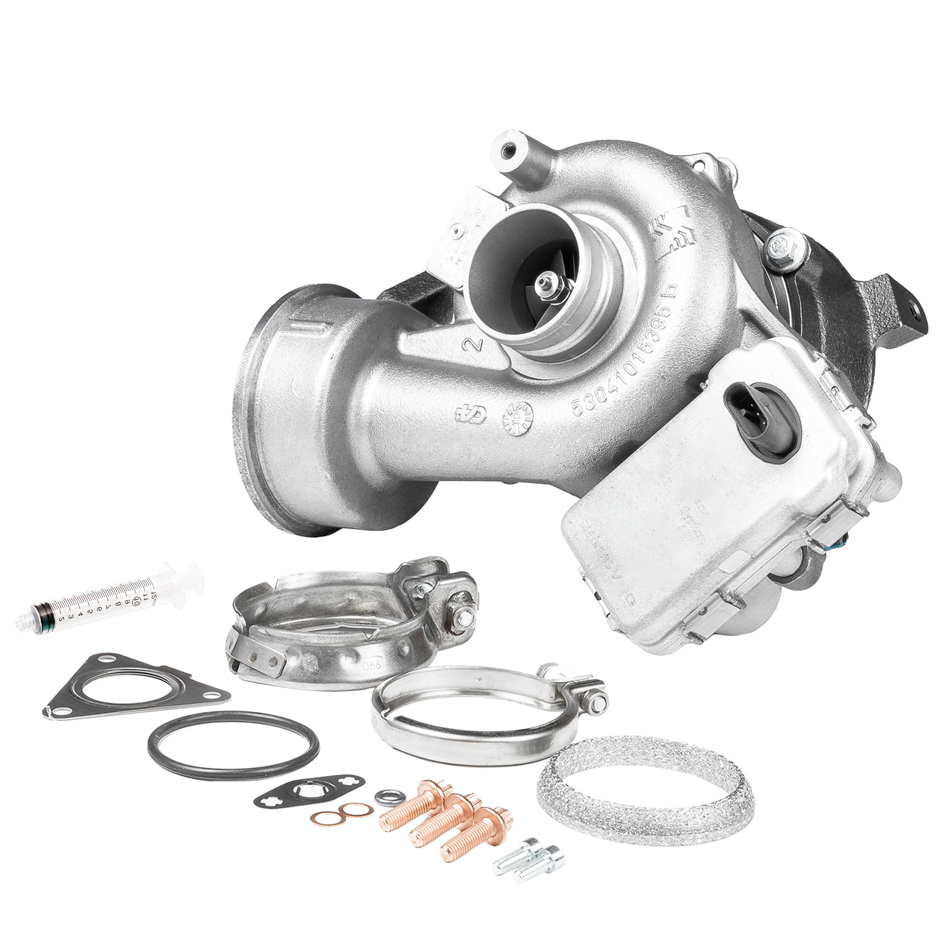BR Turbo 53039880171RSM: Turbolader REMANUFACTURED TURBOCHARGER WITH MOUNTING KIT mit Anbau-/Befestigungsmaterial