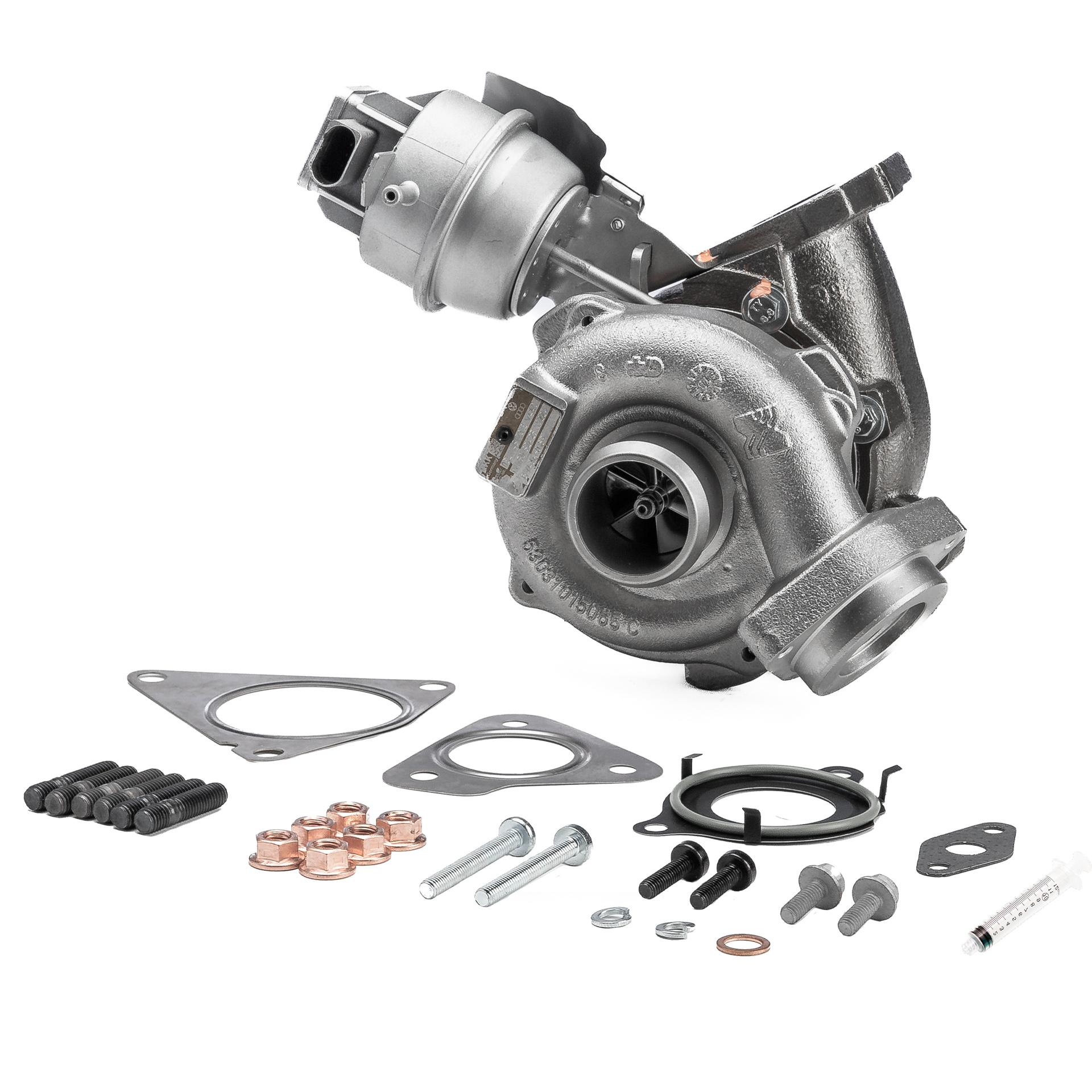 BR Turbo 53039880189RSM: Turbolader REMANUFACTURED TURBOCHARGER WITH MOUNTING KIT mit Anbau-/Befestigungsmaterial