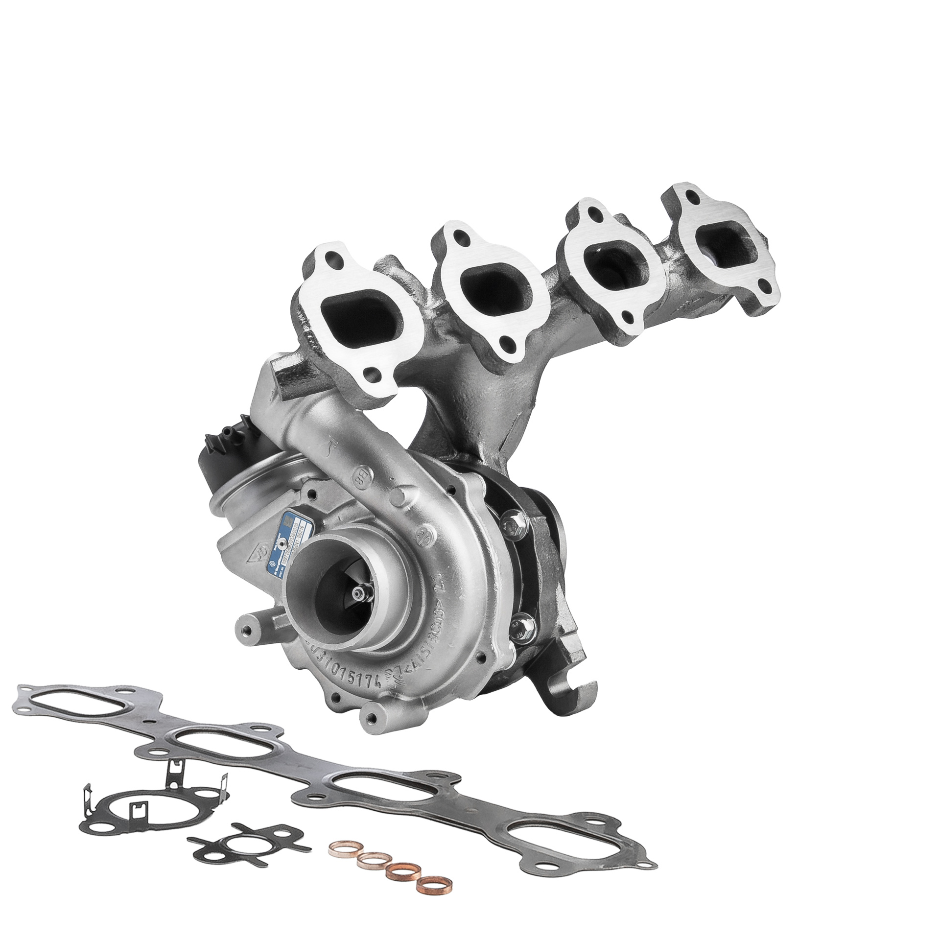 BR Turbo 53039880417RSG: Turbolader REMANUFACTURED TURBOCHARGER WITH GASKET KIT inkl. Dichtungssatz