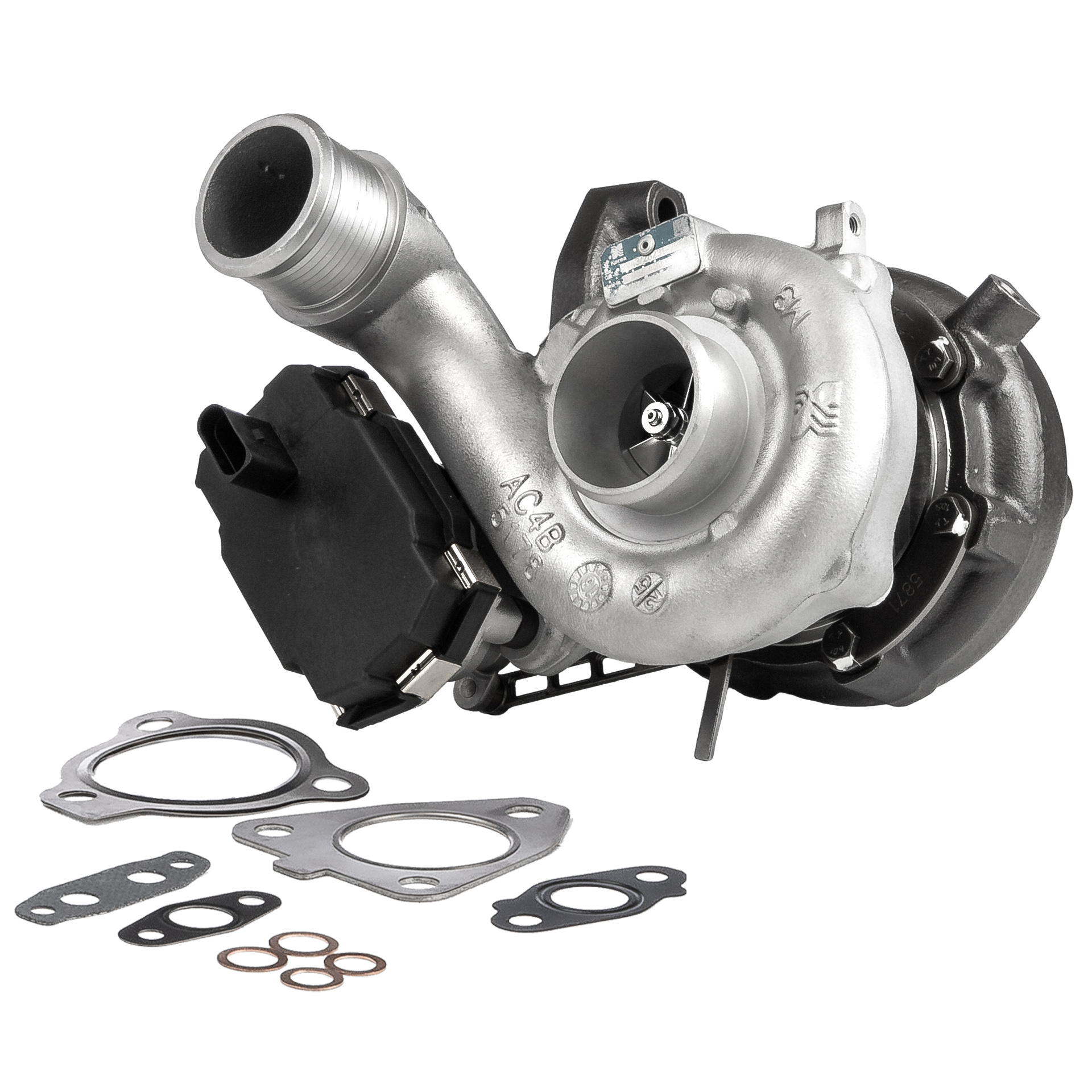 BR Turbo 53039880432RSG: Turbolader REMANUFACTURED TURBOCHARGER WITH GASKET KIT inkl. Dichtungssatz