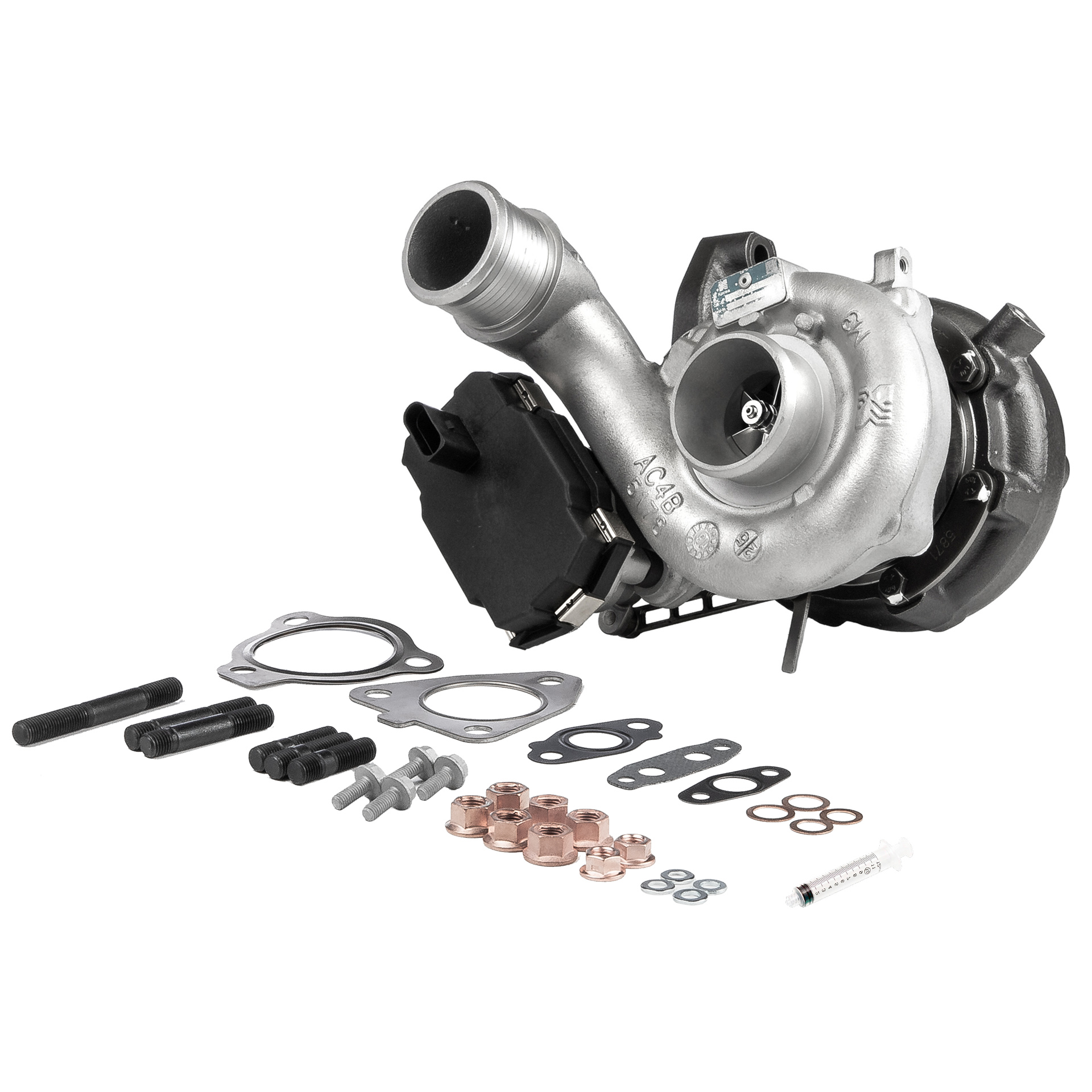 BR Turbo 53039880432RSM: Turbolader REMANUFACTURED TURBOCHARGER WITH MOUNTING KIT mit Anbau-/Befestigungsmaterial