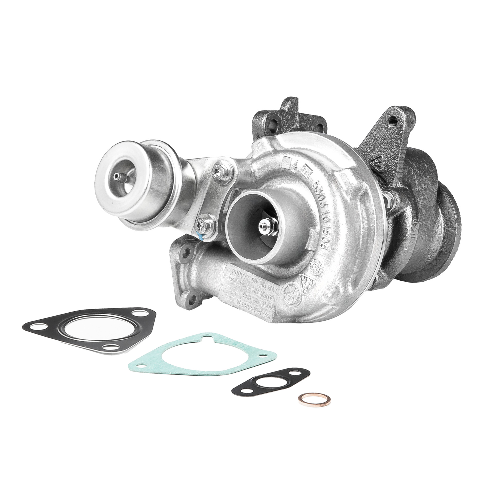 BR Turbo 53039980060RSG: Turbosprężarka REMANUFACTURED TURBOCHARGER WITH GASKET KIT zawiera komplet uszczelek