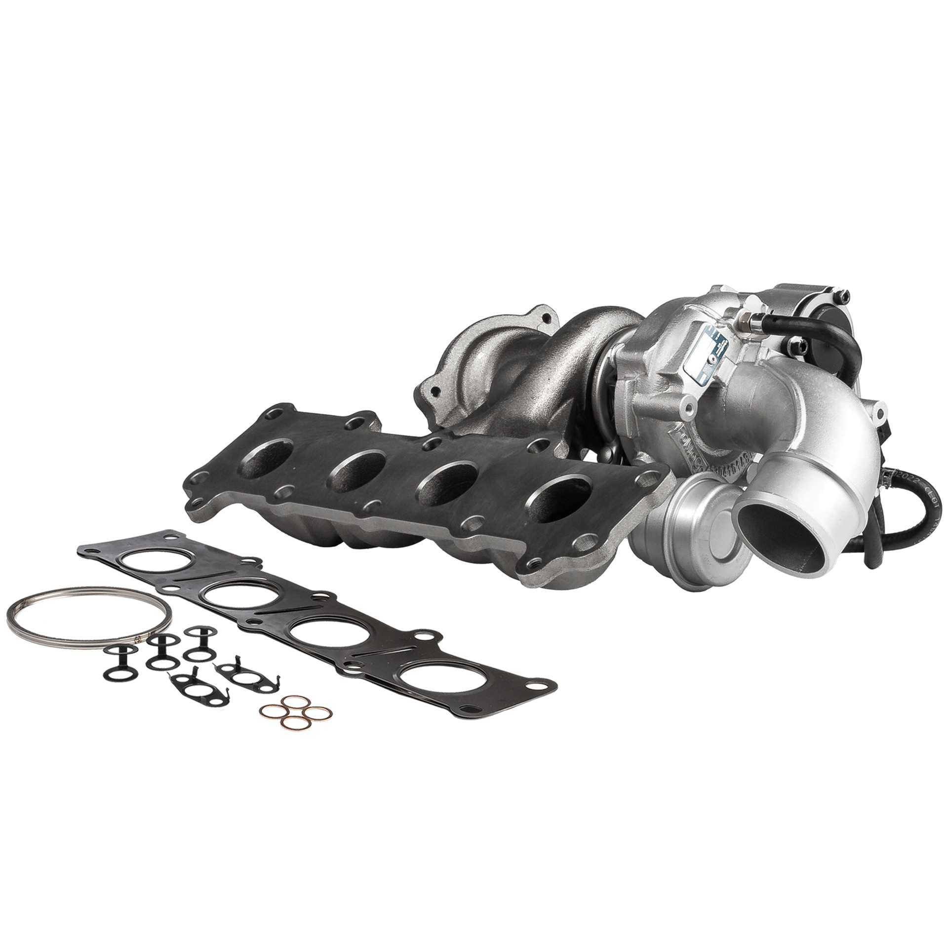 BR Turbo 53039980505RSG: Turbodúchadlo REMANUFACTURED TURBOCHARGER WITH GASKET KIT vrátane sady tesnení