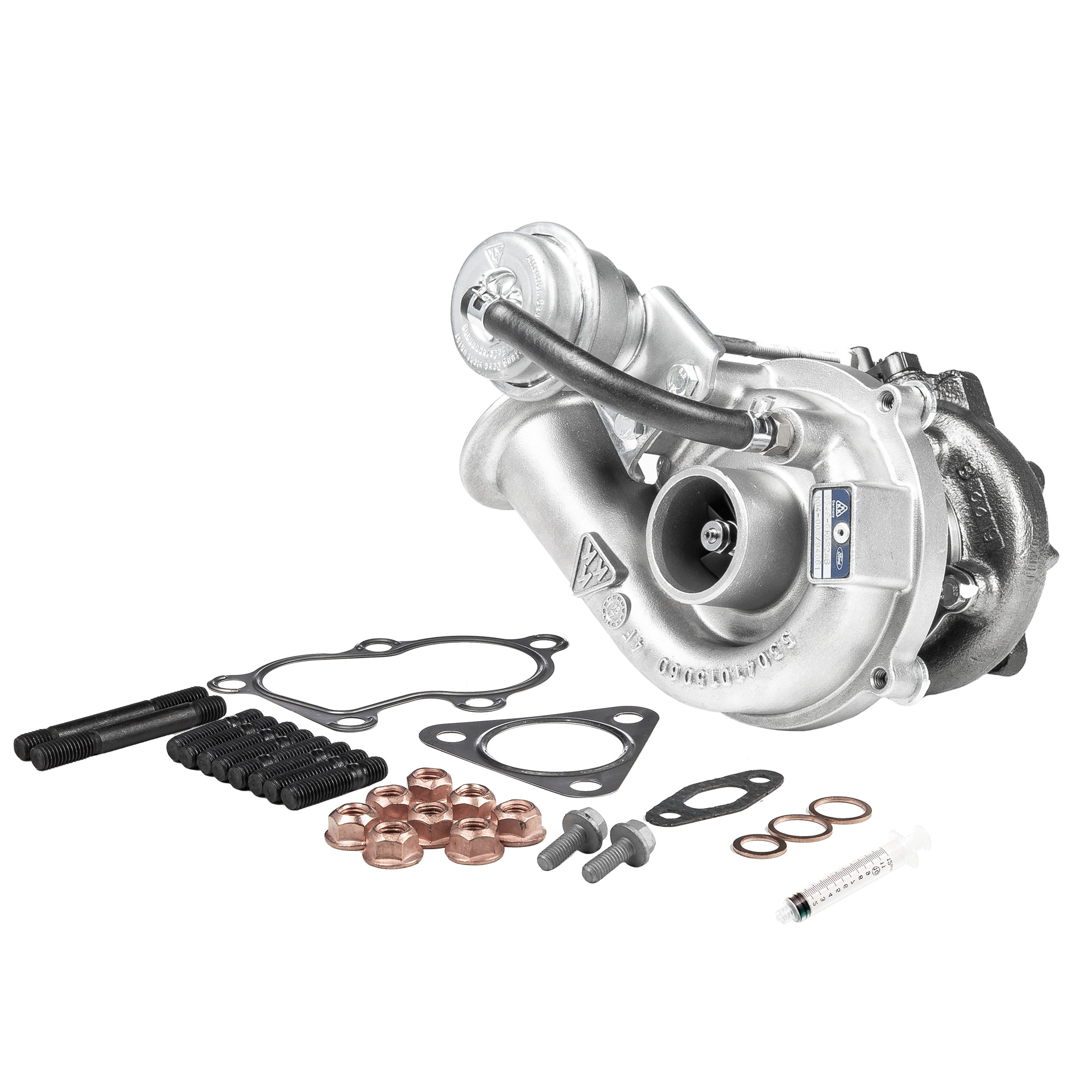 BR Turbo 53049880006RSM: Turbocompresor REMANUFACTURED TURBOCHARGER WITH MOUNTING KIT con material de montaje/fijación