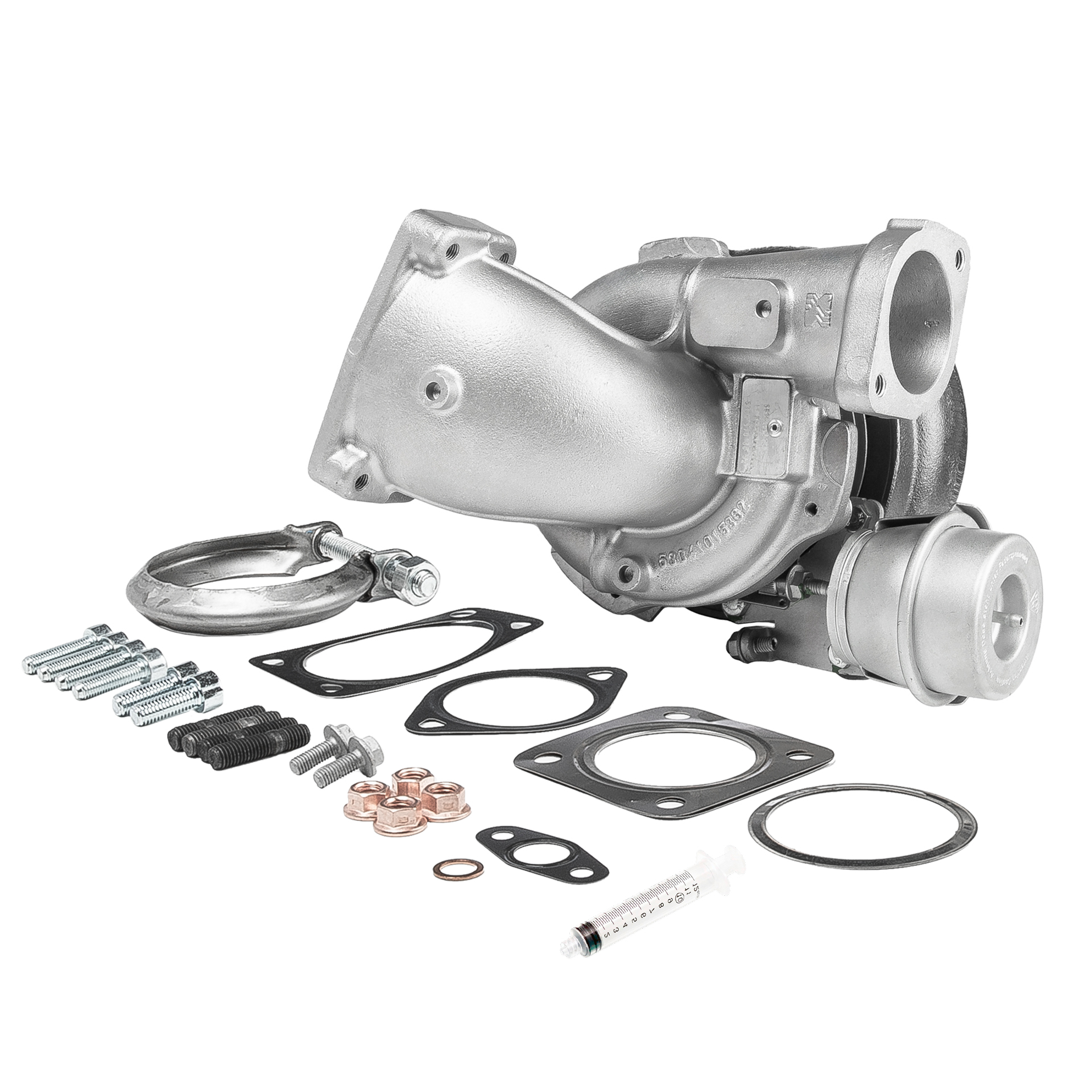 BR Turbo 53049880052RSM: Turbosprężarka REMANUFACTURED TURBOCHARGER WITH MOUNTING KIT z materiałem montażowym/ mocującym