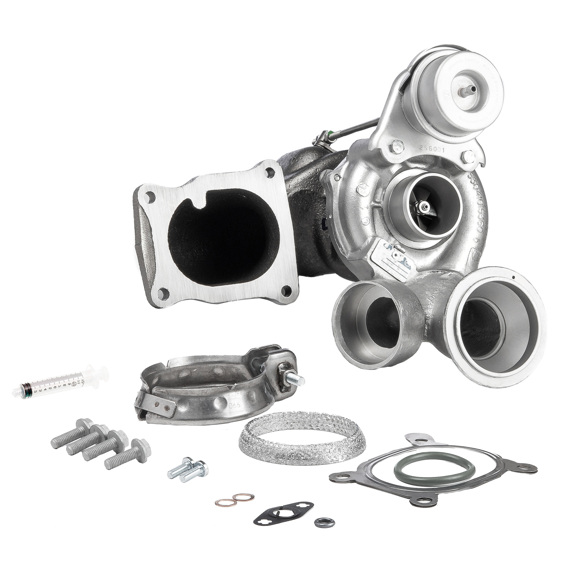BR Turbo 53049880057RSM: Turbolader REMANUFACTURED TURBOCHARGER WITH MOUNTING KIT mit Anbau-/Befestigungsmaterial