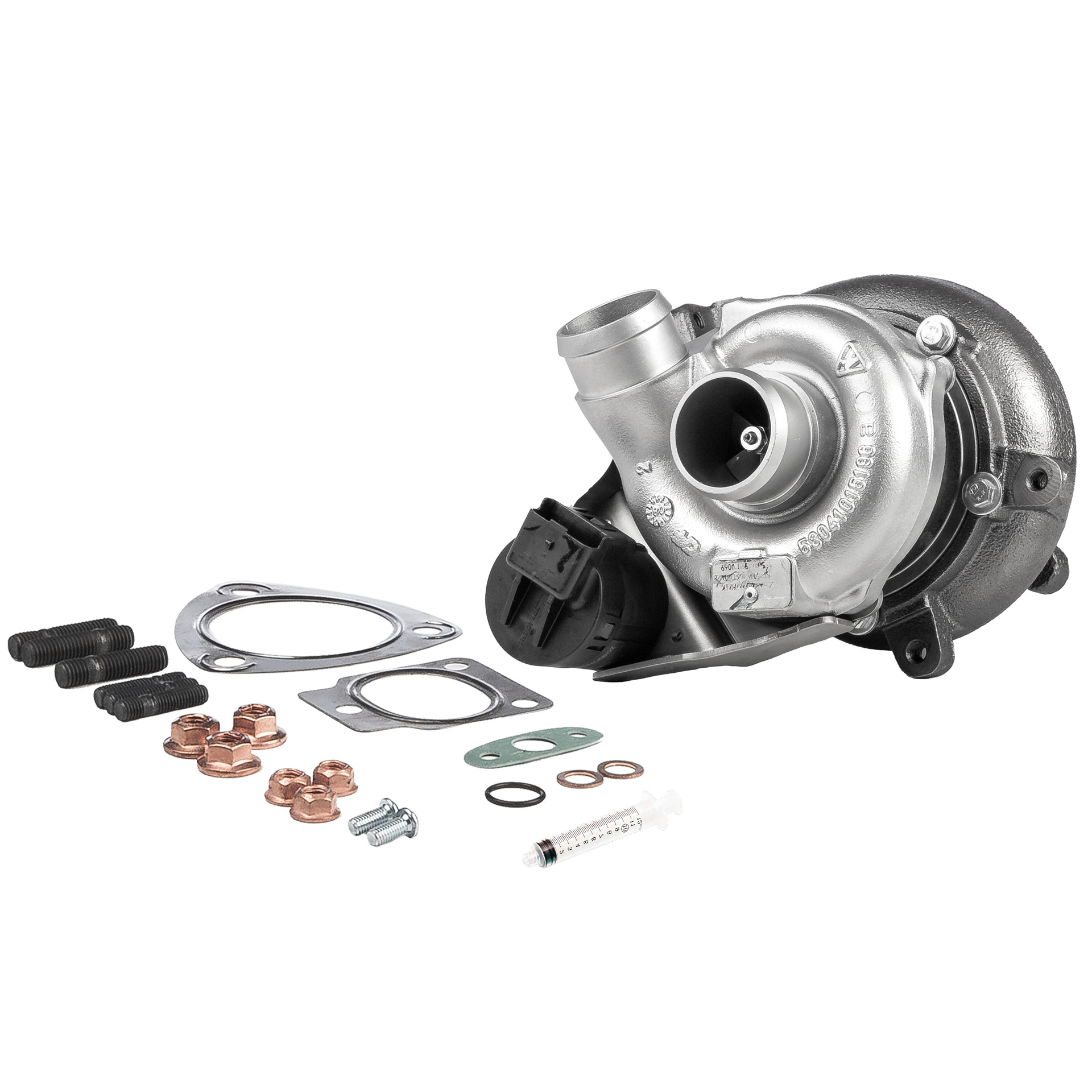 BR Turbo 53049880115RSM: Turboahdin REMANUFACTURED TURBOCHARGER WITH MOUNTING KIT asennus-/kiinnitysmateriaalilla