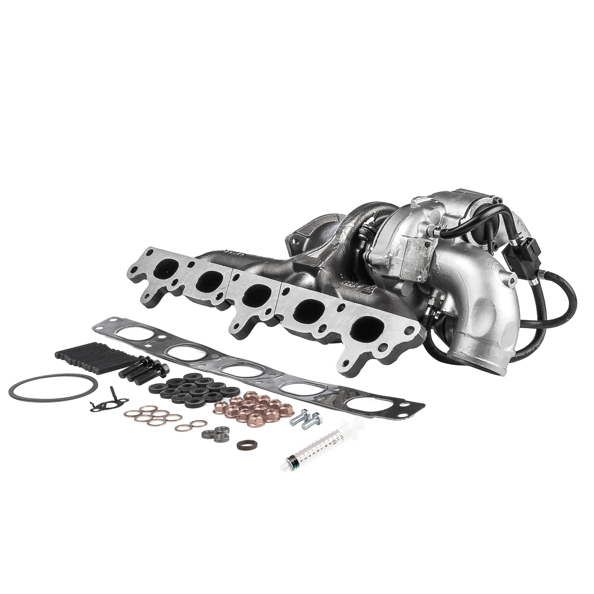 BR Turbo 53049880162RSM: Turbolader REMANUFACTURED TURBOCHARGER WITH MOUNTING KIT mit Anbau-/Befestigungsmaterial