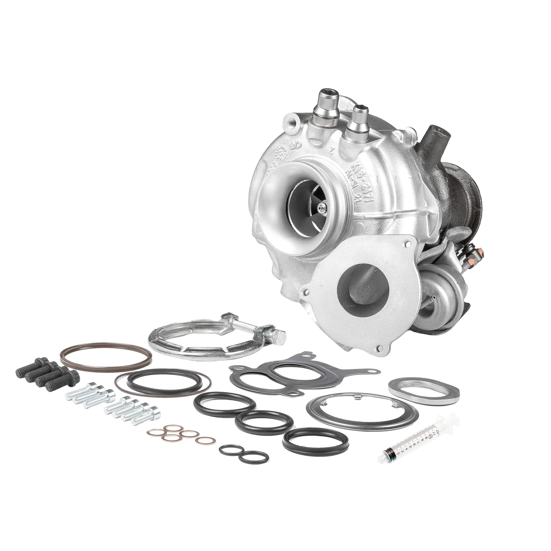 BR Turbo 53169980077RSM: Turbolader REMANUFACTURED TURBOCHARGER WITH MOUNTING KIT mit Anbau-/Befestigungsmaterial