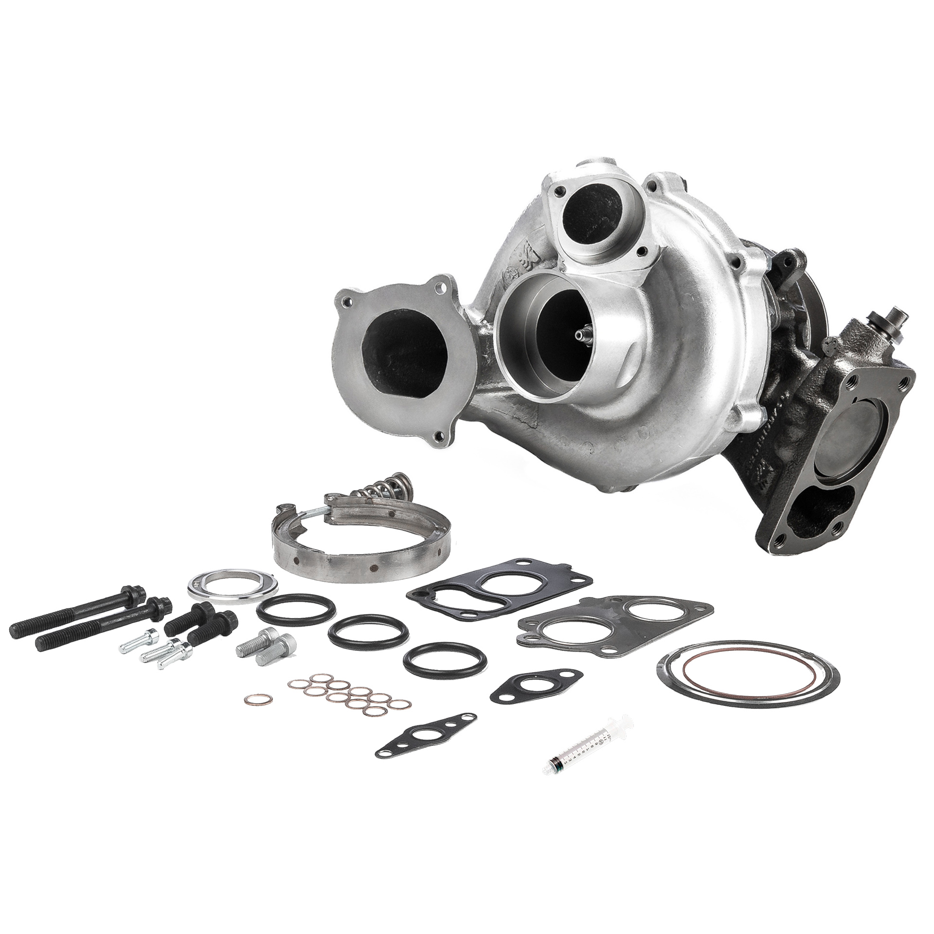 BR Turbo 53269880004RSM: Turbolader REMANUFACTURED TURBOCHARGER WITH MOUNTING KIT mit Anbau-/Befestigungsmaterial