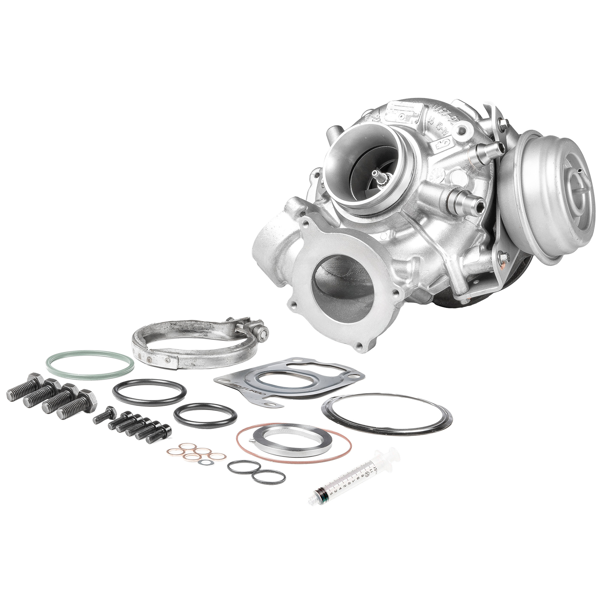 BR Turbo 53269880015RSM: Turbocompresor REMANUFACTURED TURBOCHARGER WITH MOUNTING KIT con material de montaje/fijación