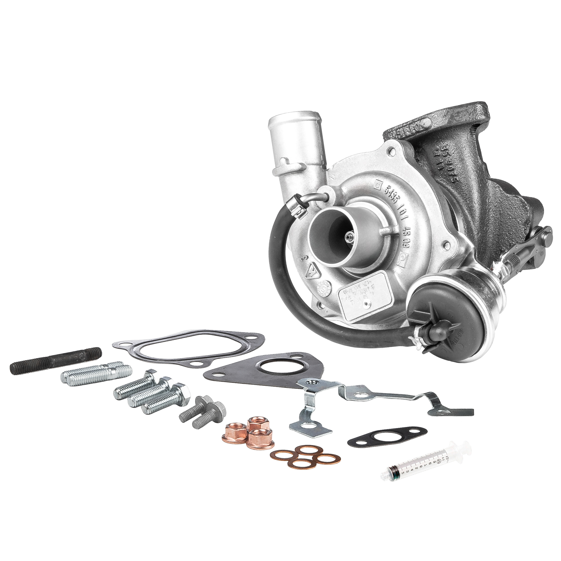 BR Turbo 54359880006RSM: Turboahdin REMANUFACTURED TURBOCHARGER WITH MOUNTING KIT asennus-/kiinnitysmateriaalilla