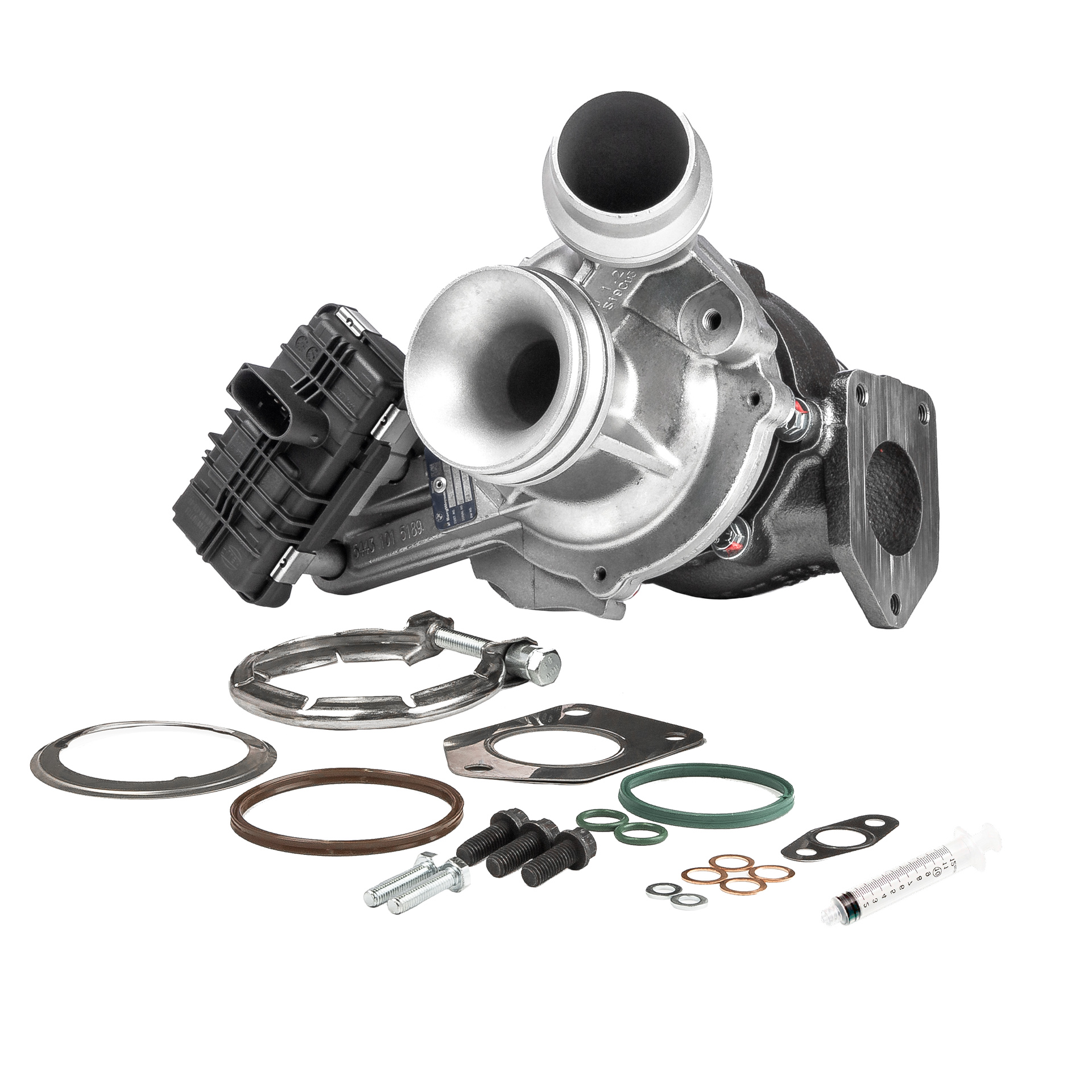 BR Turbo 54359880047RSM: Turbolader REMANUFACTURED TURBOCHARGER WITH MOUNTING KIT mit Anbau-/Befestigungsmaterial