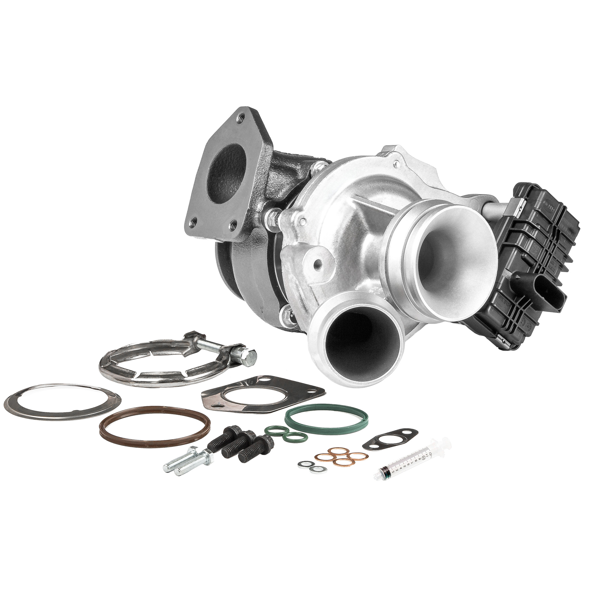 BR Turbo 54359880066RSM: Turbolader REMANUFACTURED TURBOCHARGER WITH MOUNTING KIT mit Anbau-/Befestigungsmaterial