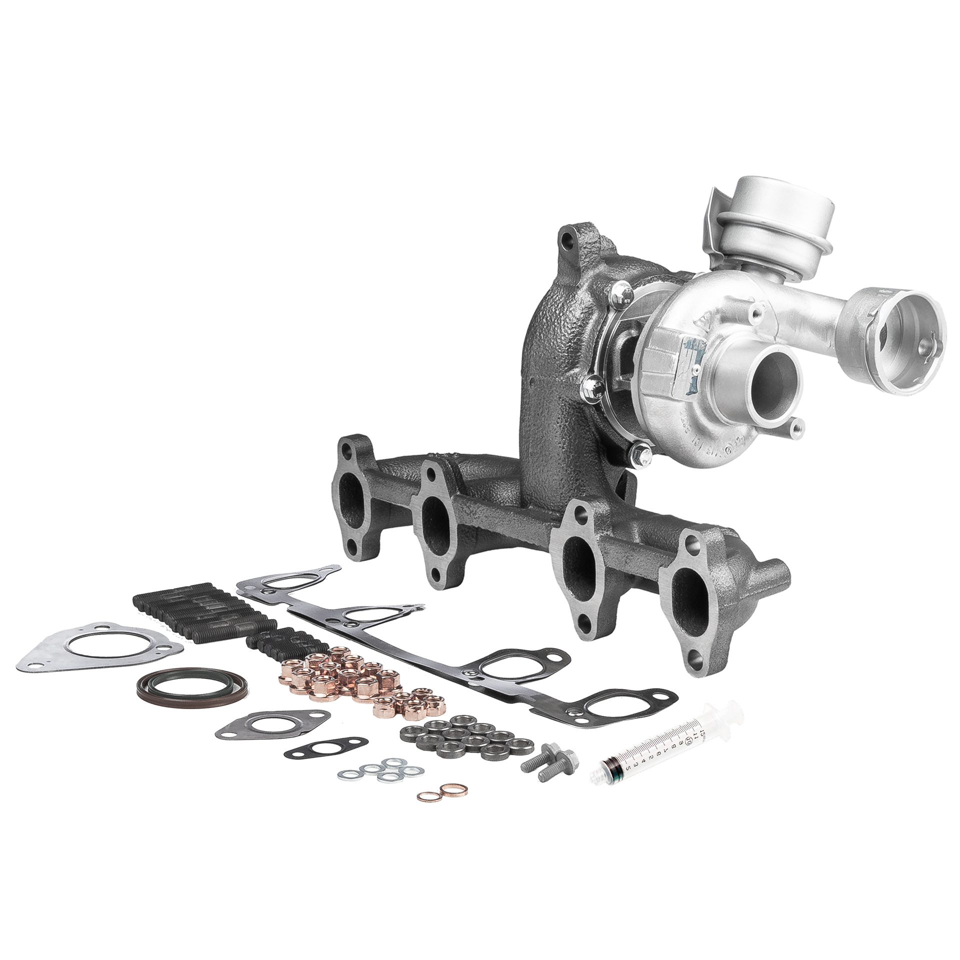 BR Turbo 54399880016RSM: Turbocompresor REMANUFACTURED TURBOCHARGER WITH MOUNTING KIT con material de montaje/fijación