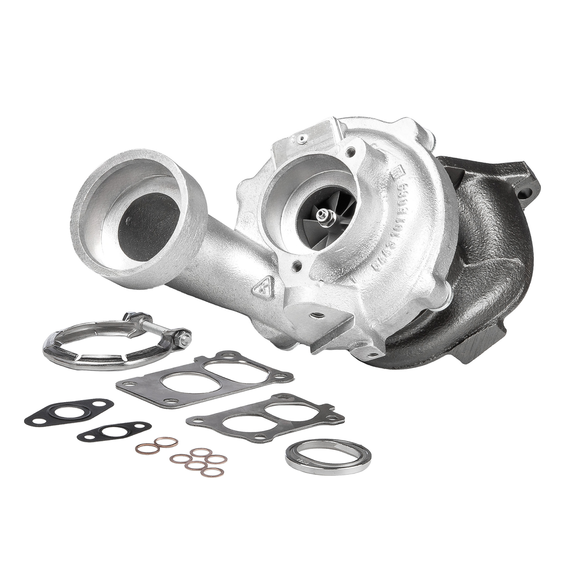 BR Turbo 54399880045RSG: Turbocharger REMANUFACTURED TURBOCHARGER WITH GASKET KIT incl. Magnetische koppeling