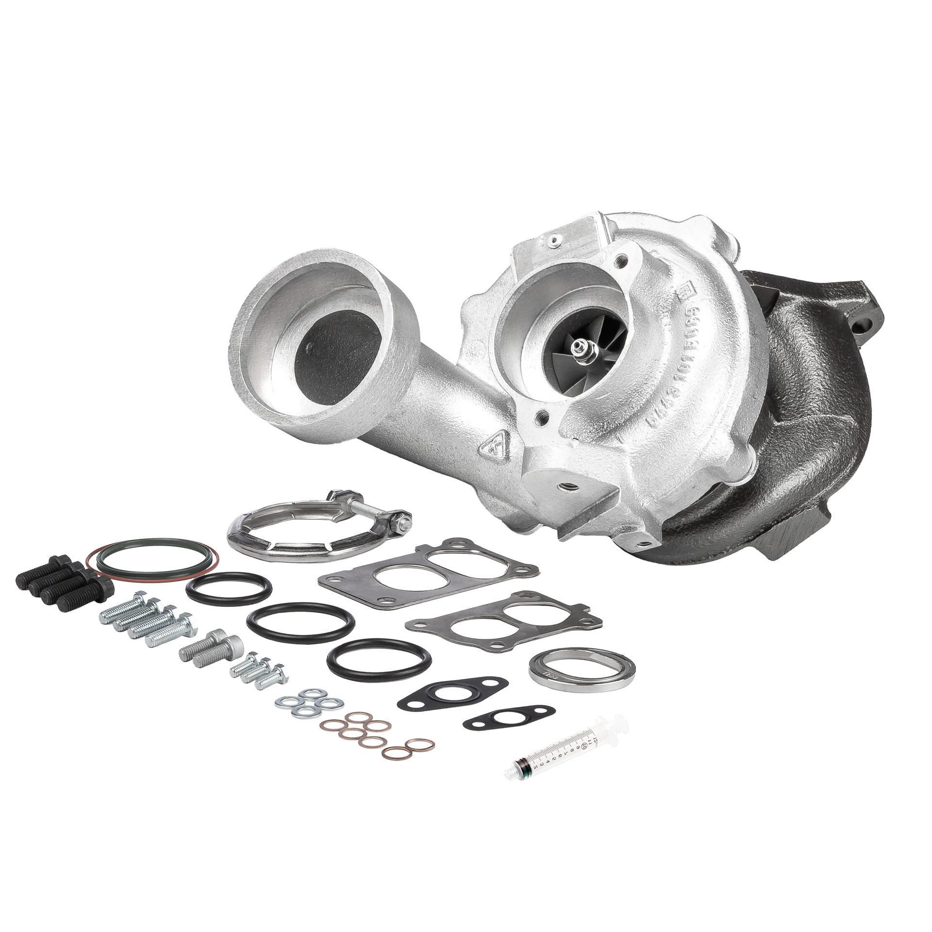BR Turbo 54399880045RSM: Turbosprężarka REMANUFACTURED TURBOCHARGER WITH MOUNTING KIT z materiałem montażowym/ mocującym