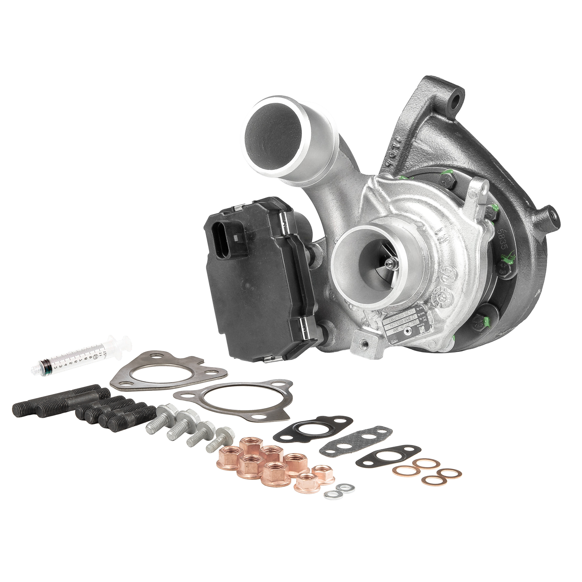 BR Turbo 54399880107RSM: Turbolader REMANUFACTURED TURBOCHARGER WITH MOUNTING KIT mit Anbau-/Befestigungsmaterial