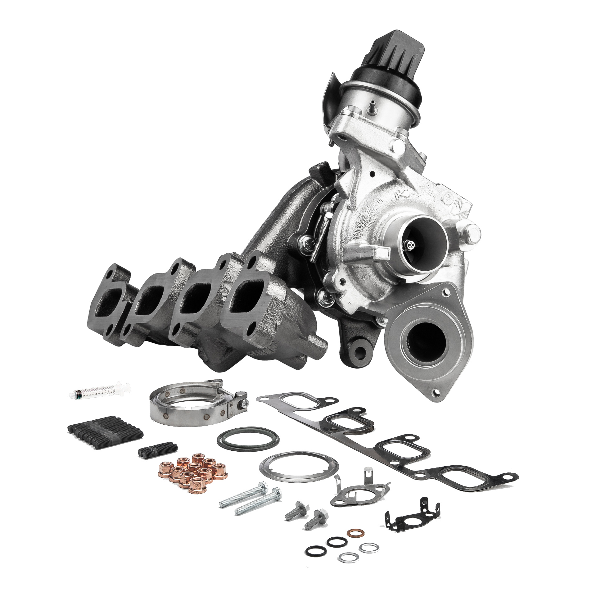 BR Turbo 54399880136RSM: Turbolader REMANUFACTURED TURBOCHARGER WITH MOUNTING KIT mit Anbau-/Befestigungsmaterial