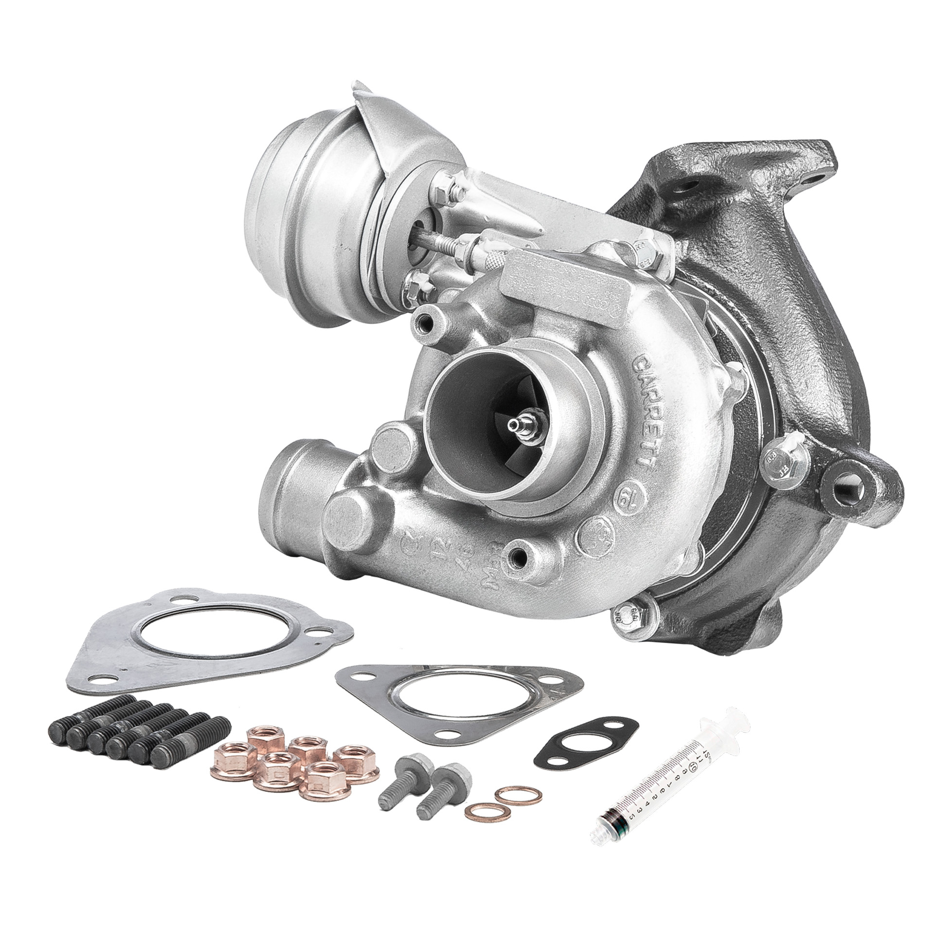 BR Turbo 701854-5001RSM: Turboahdin REMANUFACTURED TURBOCHARGER WITH MOUNTING KIT asennus-/kiinnitysmateriaalilla
