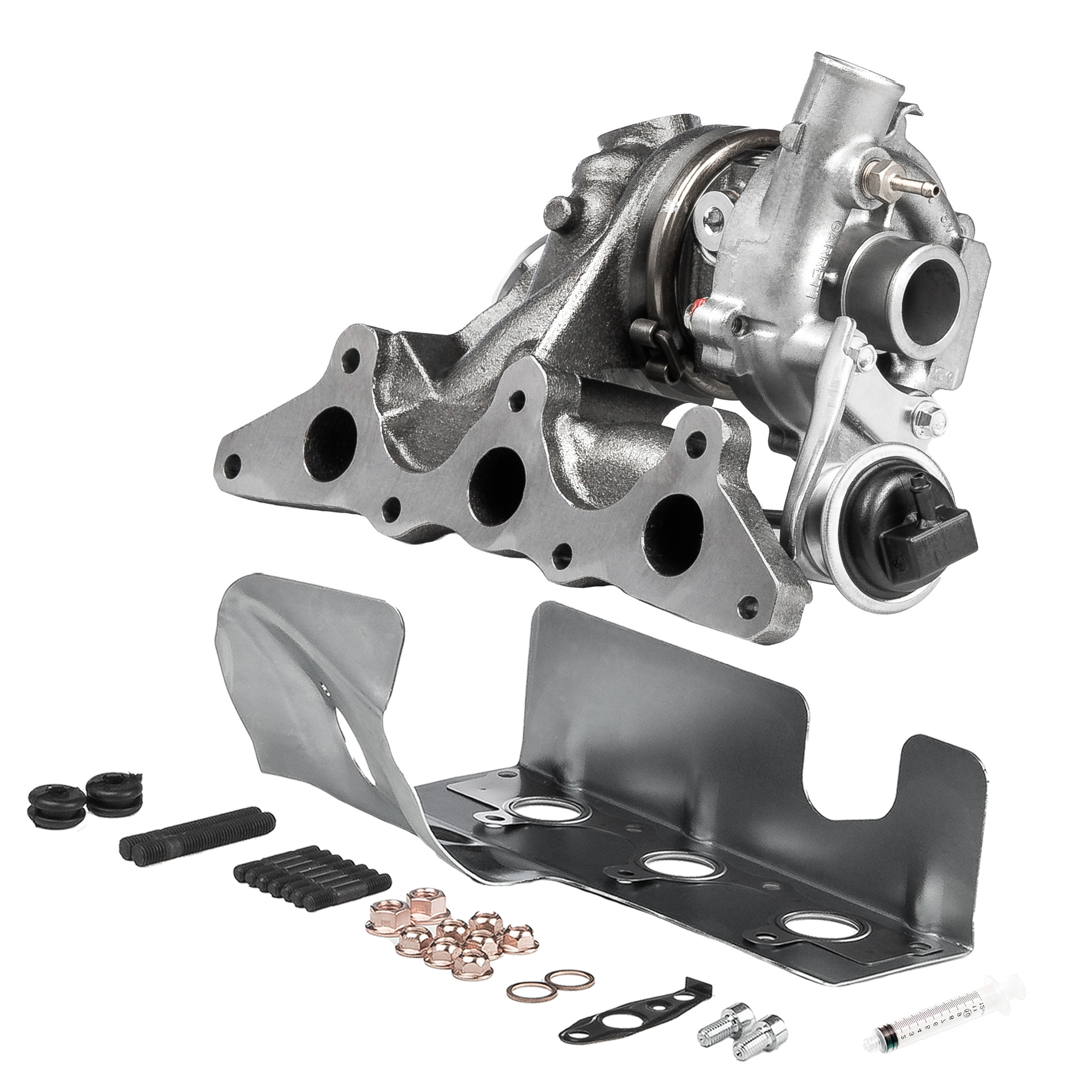 BR Turbo 708837-5001RSM: Turbolader REMANUFACTURED TURBOCHARGER WITH MOUNTING KIT mit Anbau-/Befestigungsmaterial