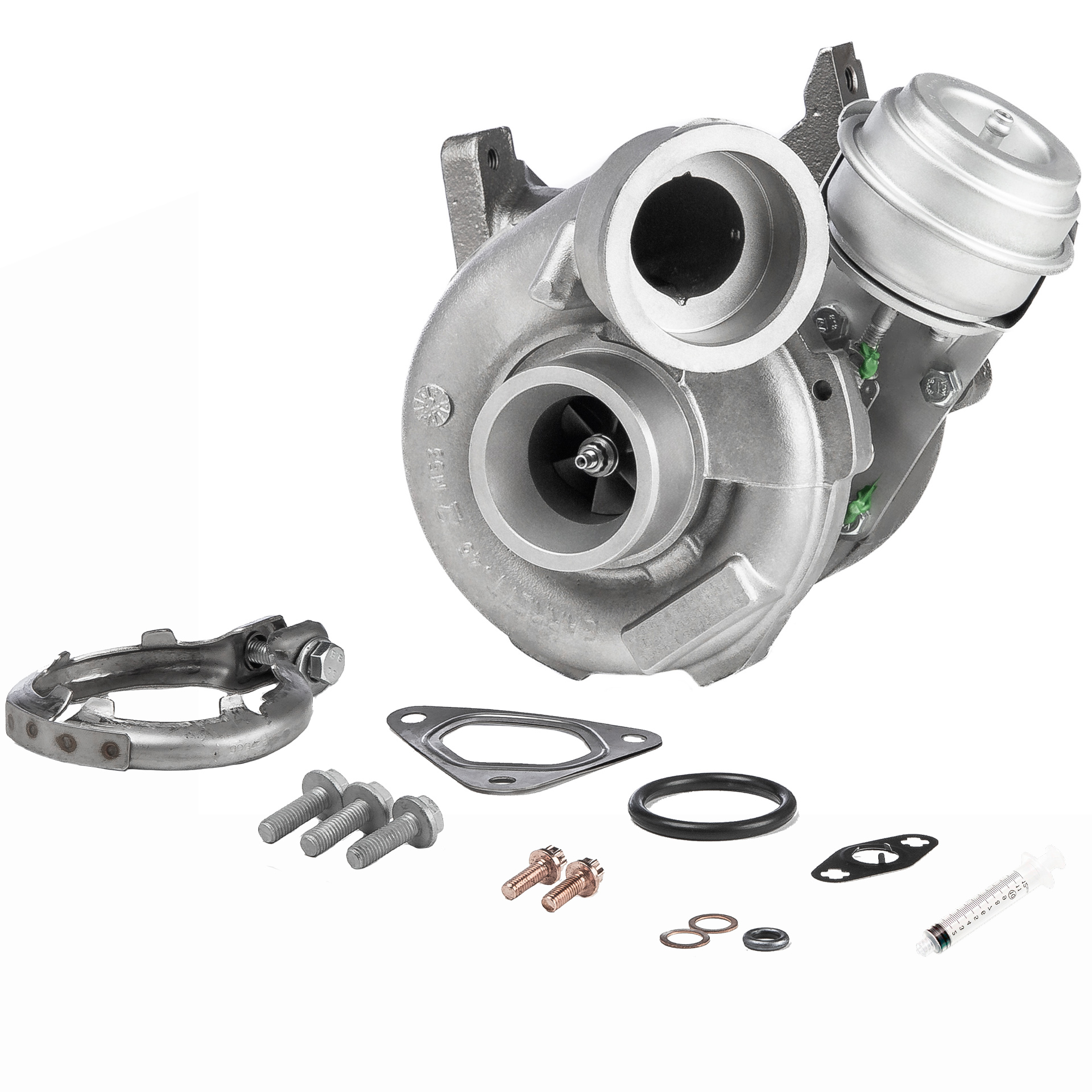 BR Turbo 709836-5001RSM: Turbolader REMANUFACTURED TURBOCHARGER WITH MOUNTING KIT mit Anbau-/Befestigungsmaterial