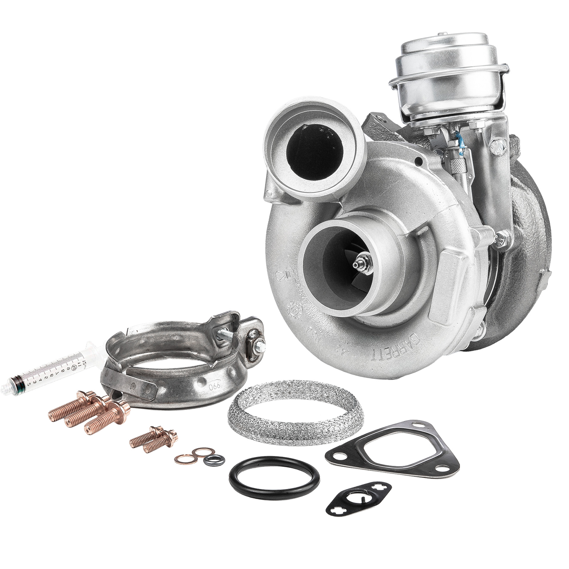 BR Turbo 711017-5001RSM: Turbocompresor REMANUFACTURED TURBOCHARGER WITH MOUNTING KIT con material de montaje/fijación