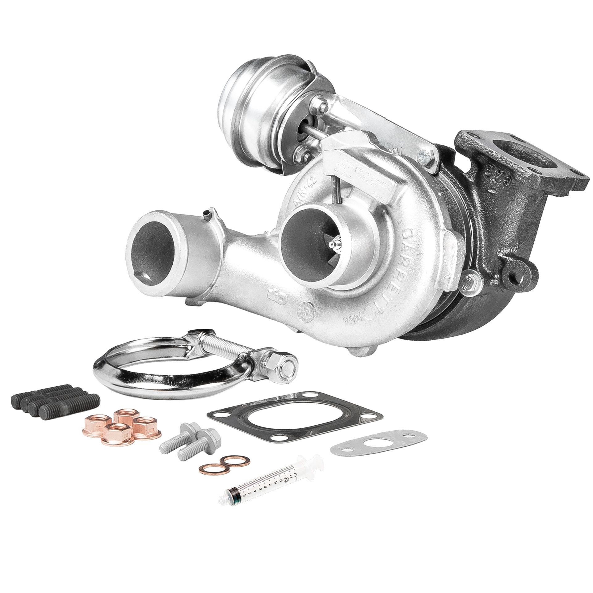 BR Turbo 712766-5001RSM: Turbolader REMANUFACTURED TURBOCHARGER WITH MOUNTING KIT mit Anbau-/Befestigungsmaterial