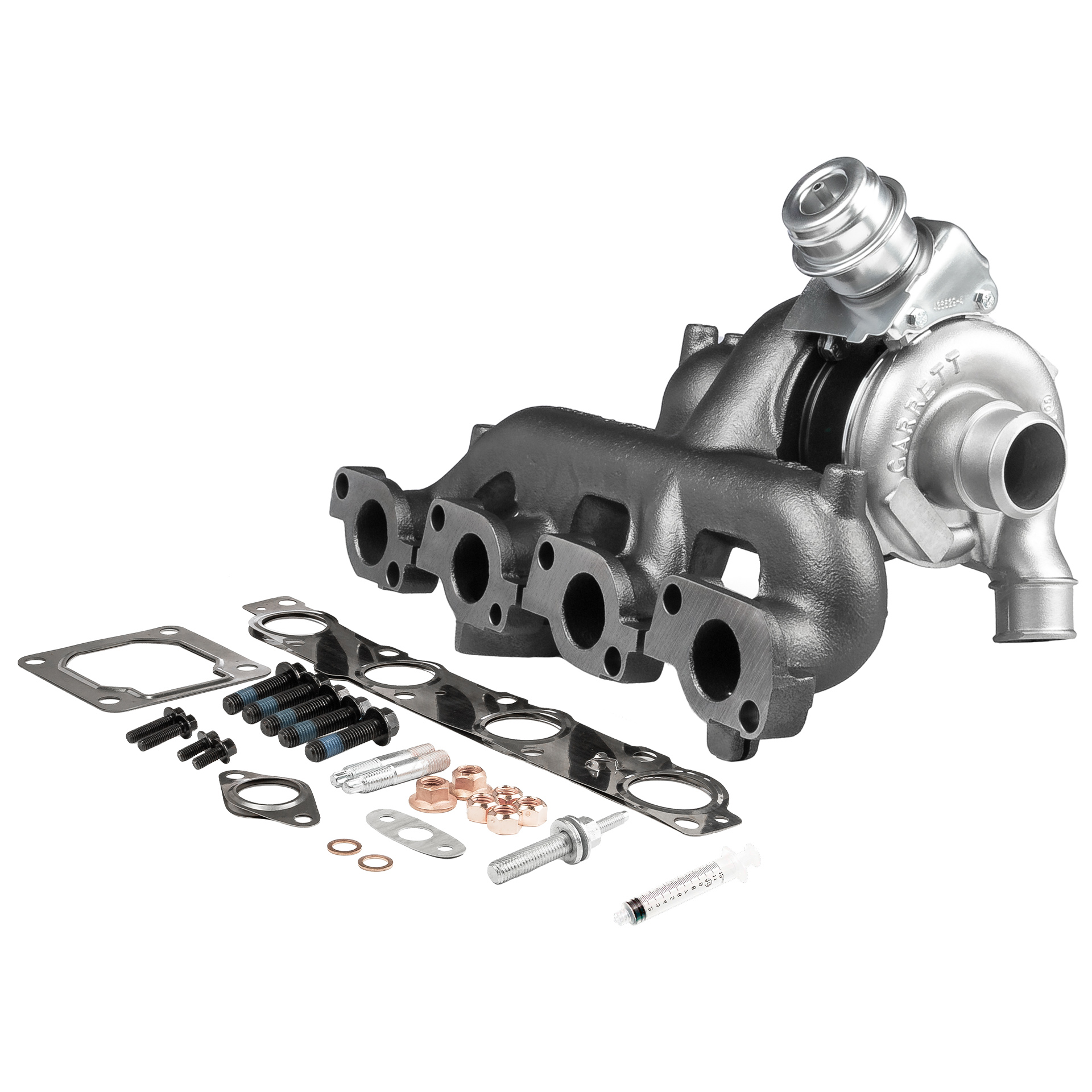 BR Turbo 714467-5001RSM: Turbosprężarka REMANUFACTURED TURBOCHARGER WITH MOUNTING KIT z materiałem montażowym/ mocującym