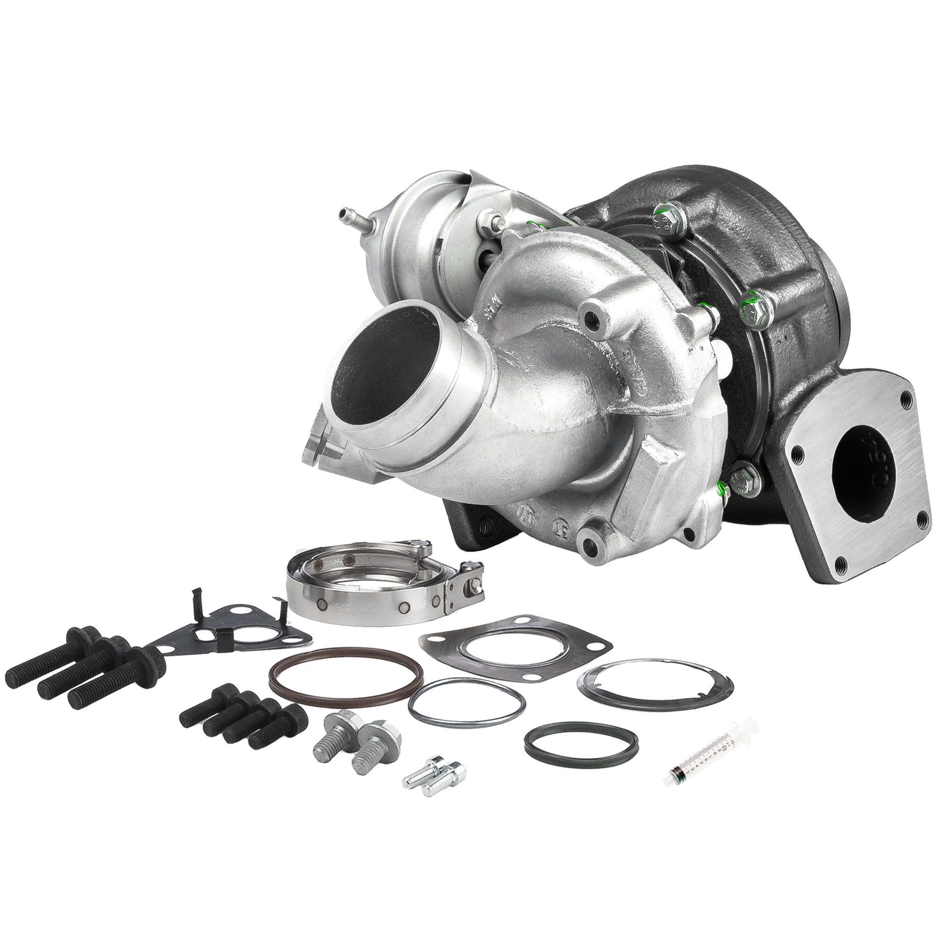 BR Turbo 716885-5001RSM: Turbolader REMANUFACTURED TURBOCHARGER WITH MOUNTING KIT mit Anbau-/Befestigungsmaterial