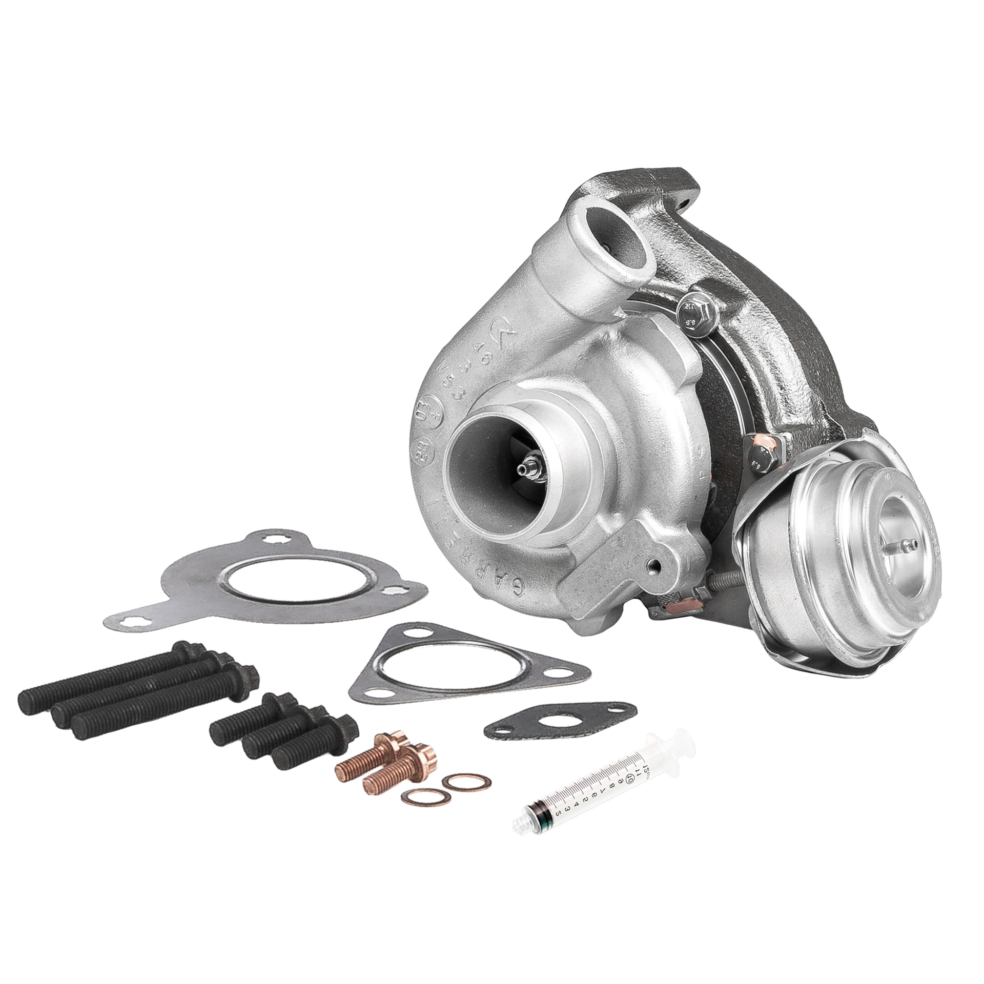 BR Turbo 717627-5001RSM: Turbolader REMANUFACTURED TURBOCHARGER WITH MOUNTING KIT mit Anbau-/Befestigungsmaterial