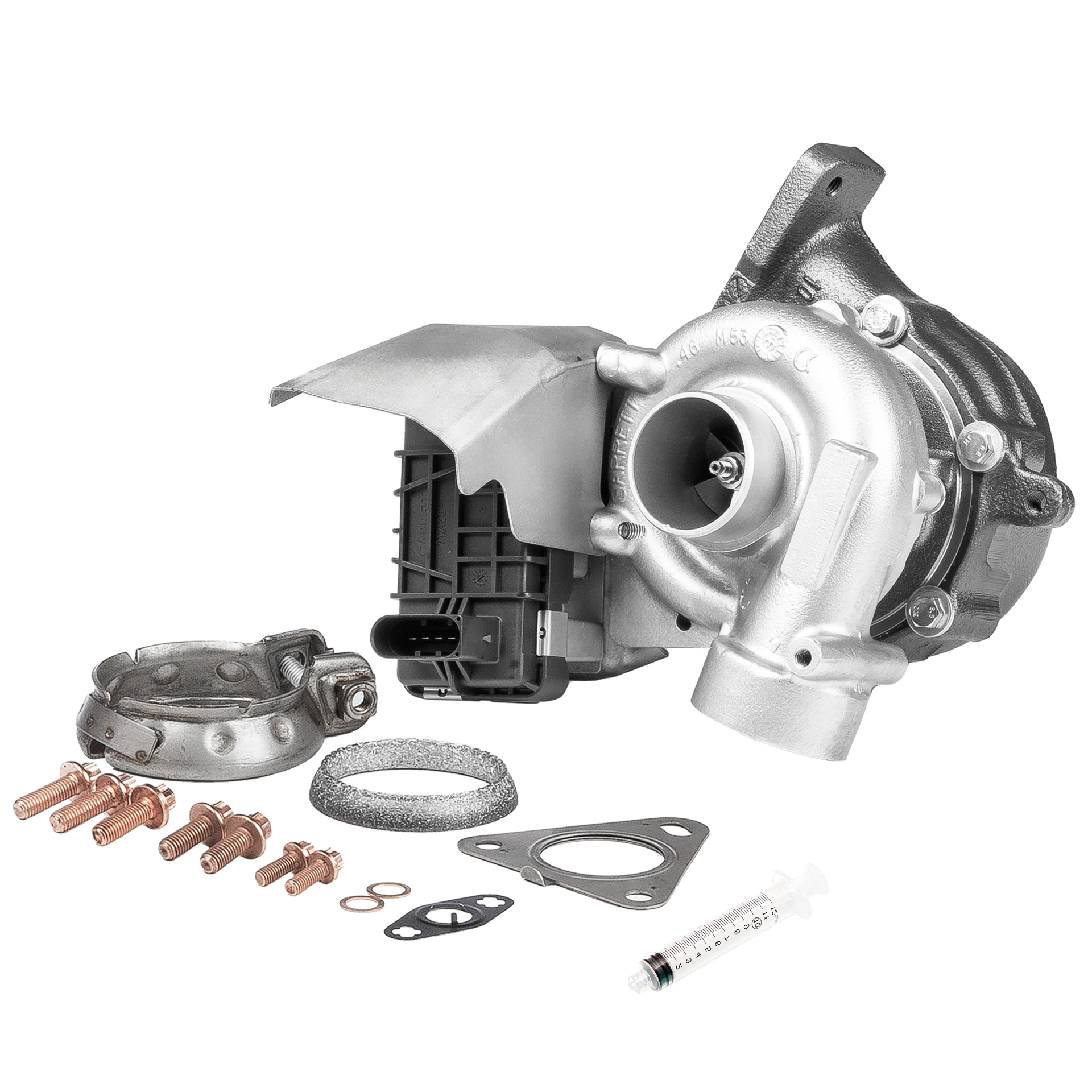 BR Turbo 724495-5001RSM: Turbolader REMANUFACTURED TURBOCHARGER WITH MOUNTING KIT mit Anbau-/Befestigungsmaterial