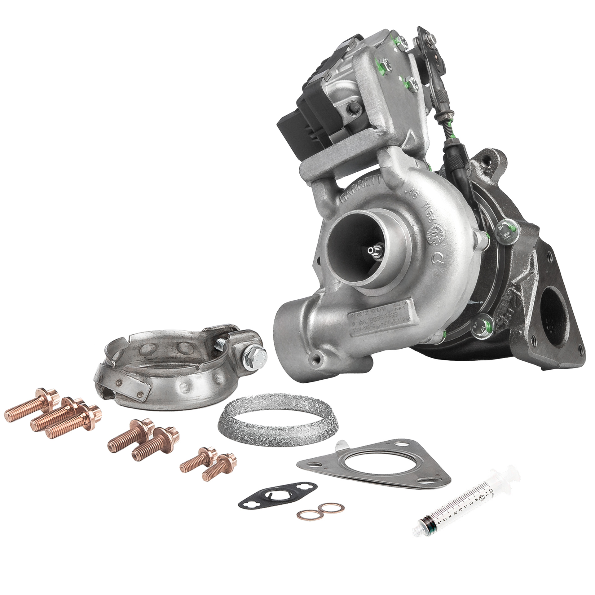 BR Turbo 724496-5001RSM: Turbolader REMANUFACTURED TURBOCHARGER WITH MOUNTING KIT mit Anbau-/Befestigungsmaterial