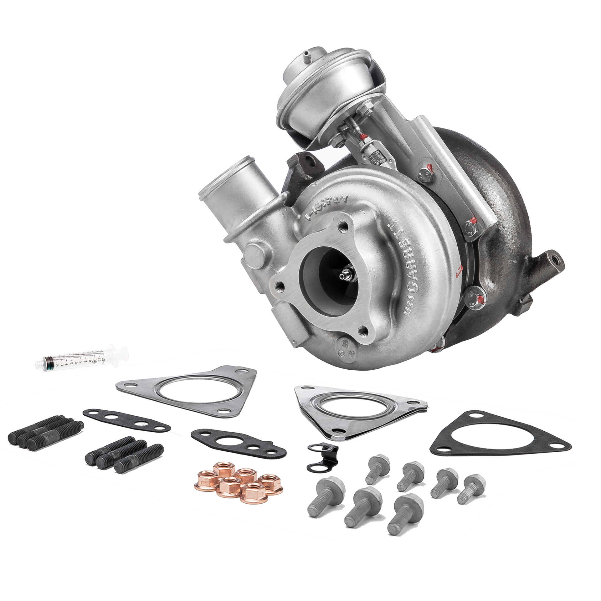 BR Turbo 724639-5001RSM: Turbocompresor REMANUFACTURED TURBOCHARGER WITH MOUNTING KIT con material de montaje/fijación