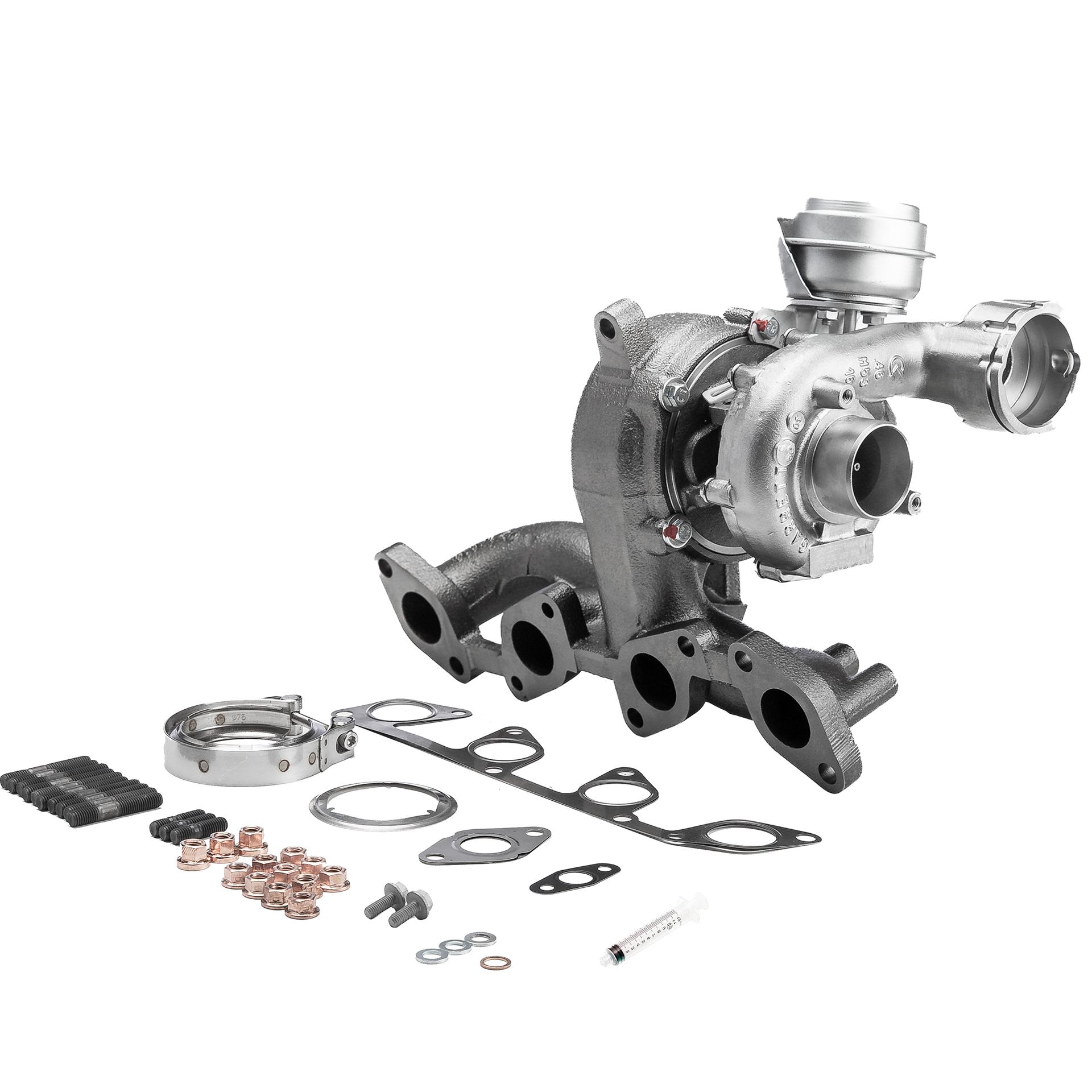 BR Turbo 724930-5001RSM: Turboaggregat REMANUFACTURED TURBOCHARGER WITH MOUNTING KIT med påbyggnads-/fästmaterial